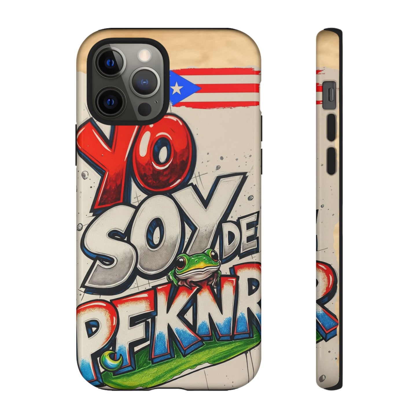 YO SOY DE PFKNR, Cases Phone Case for Unapologetic Style, Gift for Trendsetters, Urban Art Design, Fun Decor for Any Occasion, PUERTO RICO, COQUI