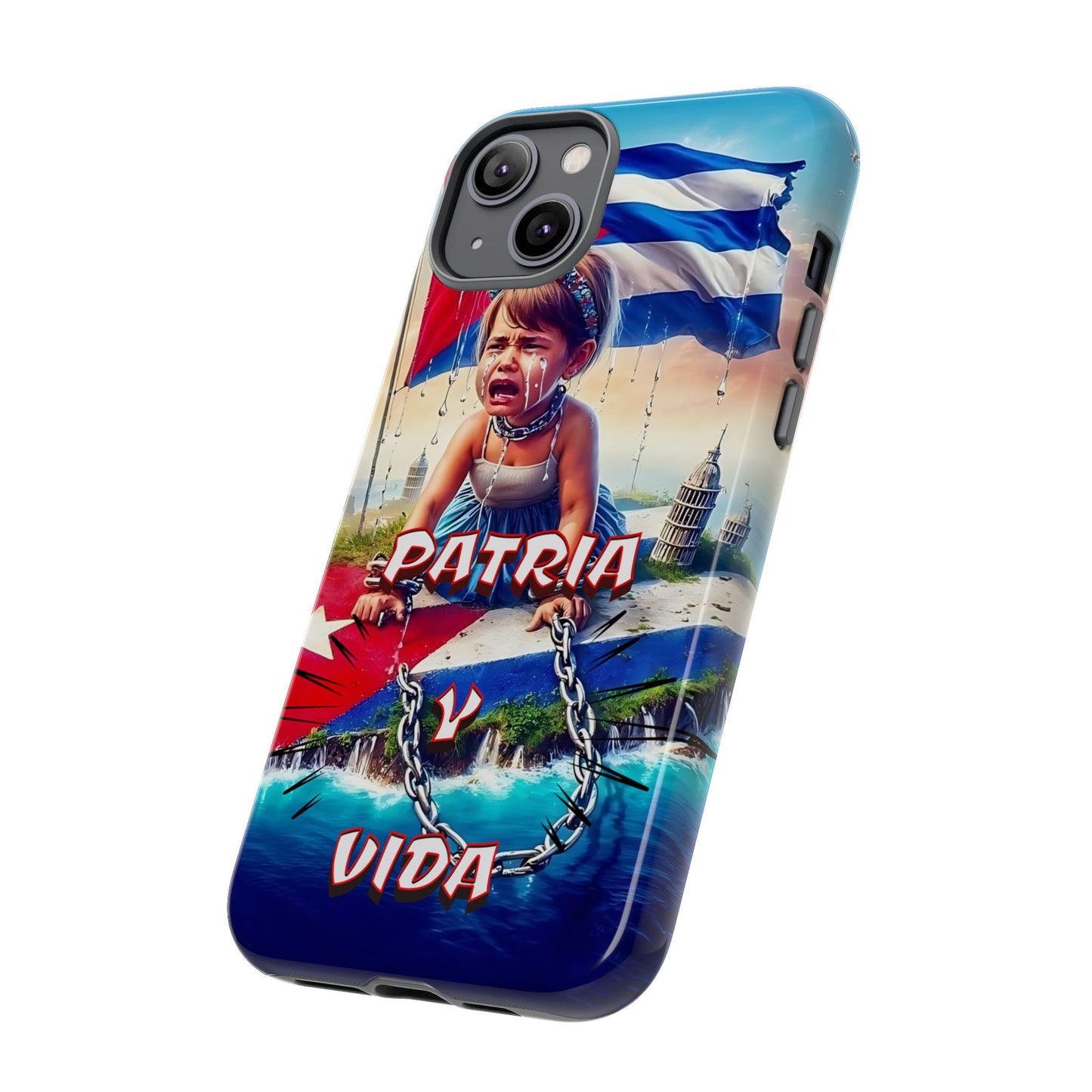 FUNDA DE TELEFONO, CUBA, PATRIA Y VIDA, IPHONE, SAMSUNG