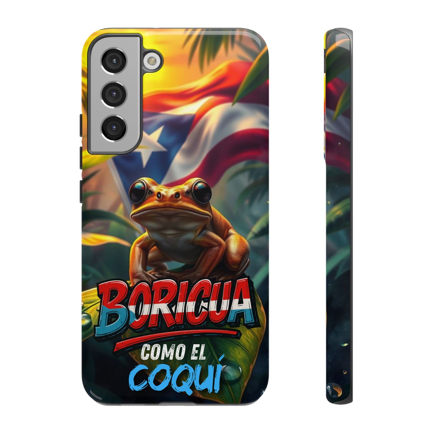 Boricua Coqui Phone Case | Tough Cases | Puerto Rican Pride, Unique Gift, Tropical Vibes, Phone Accessory, Celebration of Culture