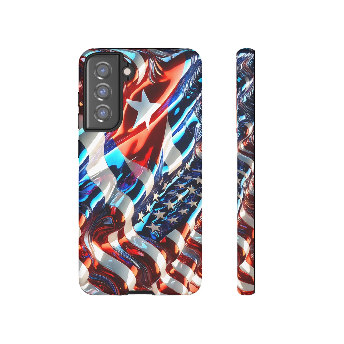 FUNDA PARA TELEFONO BANDERA DE CUBA Y ESTADOS UNIDOS, BRILLO CALIDADI, ASERE