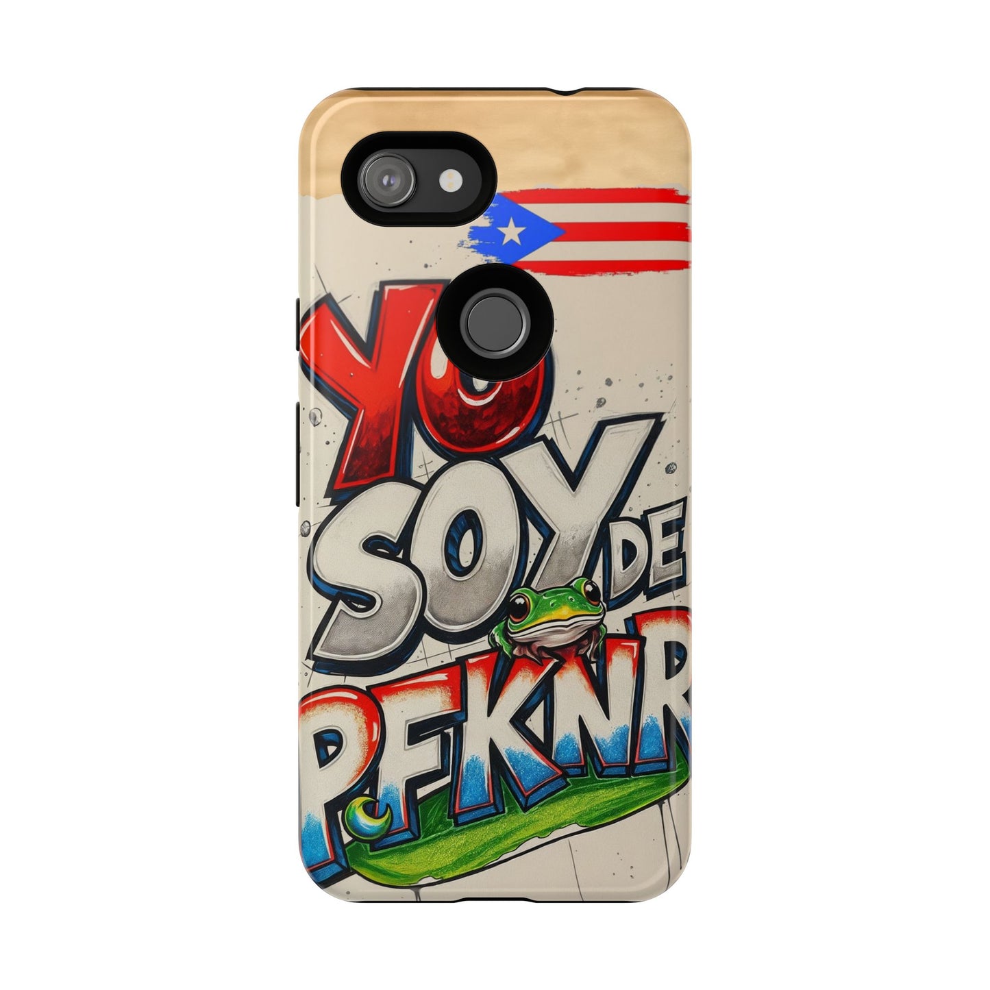 YO SOY DE PFKNR, Cases Phone Case for Unapologetic Style, Gift for Trendsetters, Urban Art Design, Fun Decor for Any Occasion, PUERTO RICO, COQUI