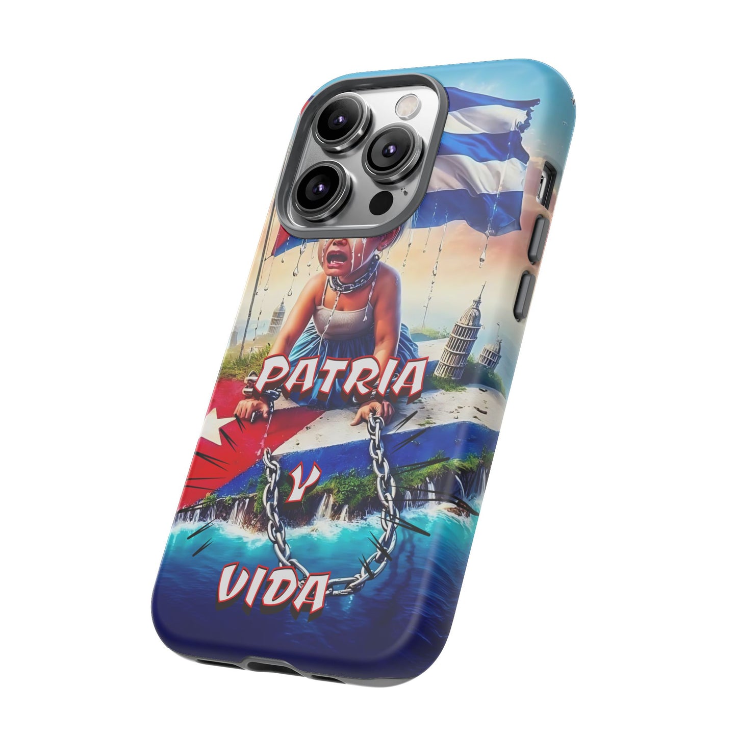 FUNDA DE TELEFONO, CUBA, PATRIA Y VIDA, IPHONE, SAMSUNG