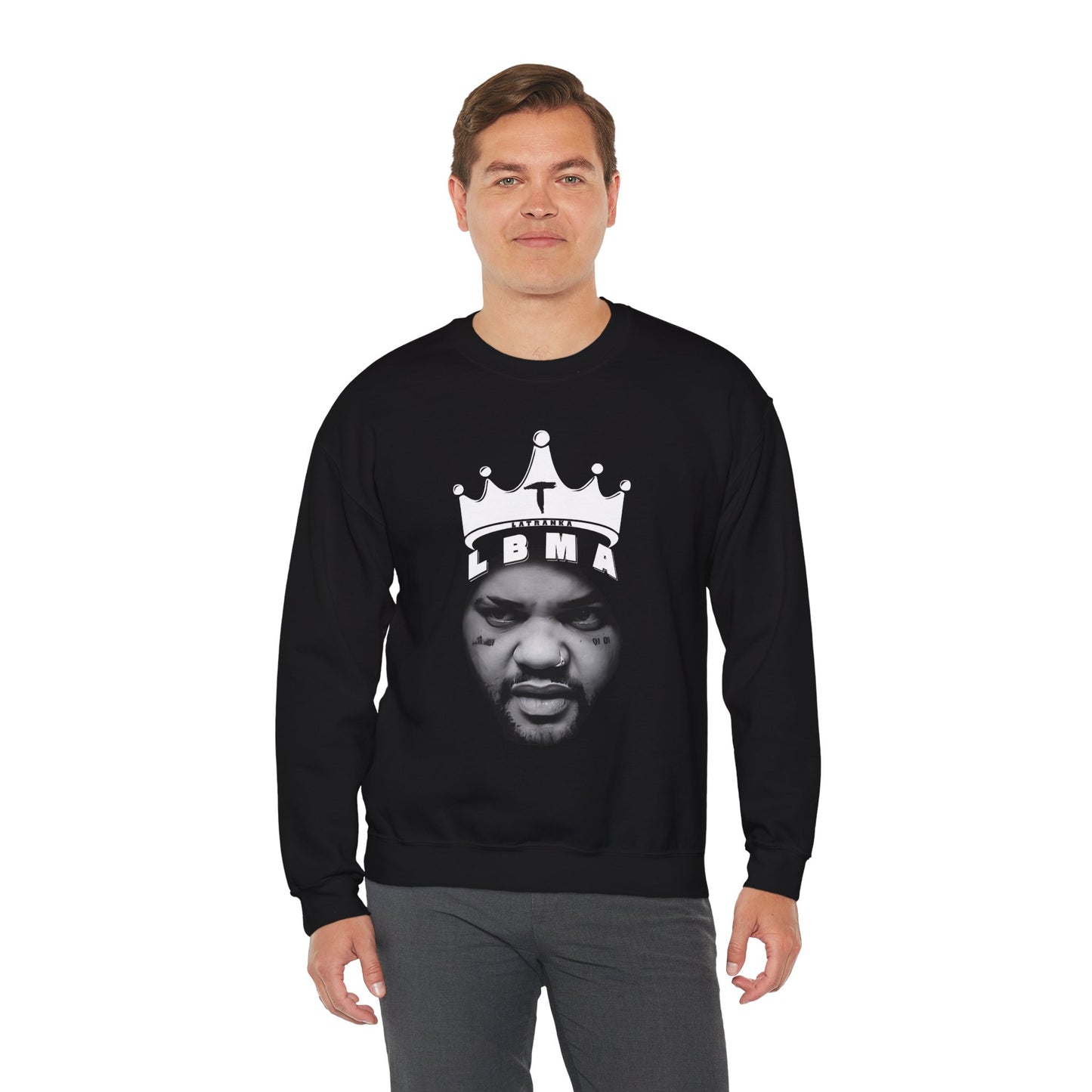 TAIGUER, LA TRANKA, LBMA, Unisex Heavy Blend™ Crewneck Sweatshirt, EL REY, REGAETON CUBANO, LEYENDAS, LA TRANCA DE MI PAIS, CUBA, REGALOS PARA CUBANOS,