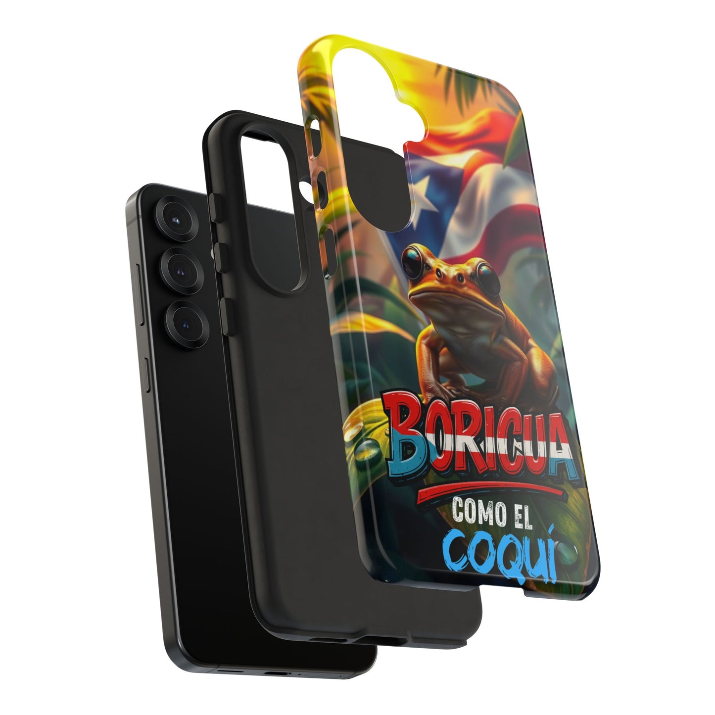 Boricua Coqui Phone Case | Tough Cases | Puerto Rican Pride, Unique Gift, Tropical Vibes, Phone Accessory, Celebration of Culture