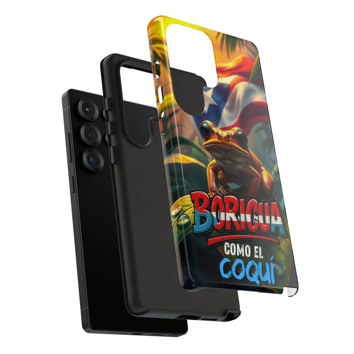 Boricua Coqui Phone Case | Tough Cases | Puerto Rican Pride, Unique Gift, Tropical Vibes, Phone Accessory, Celebration of Culture