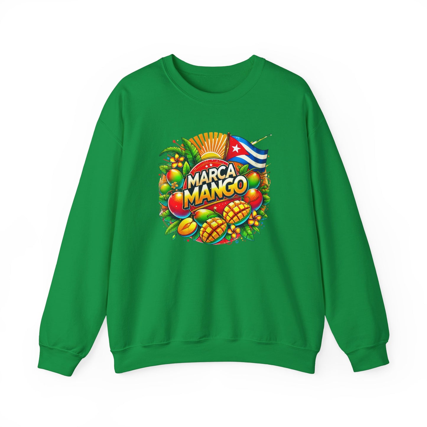 MARCA MANGO, CUBAN, CULTURA,Unisex Heavy Blend™ Crewneck Sweatshirt, ASERE, PARA CUBANOS, REGALOS PARA CUBANOS, AMIGOS CUBANOS, MEJORES AMIGOS CUBANOS, REGALOS