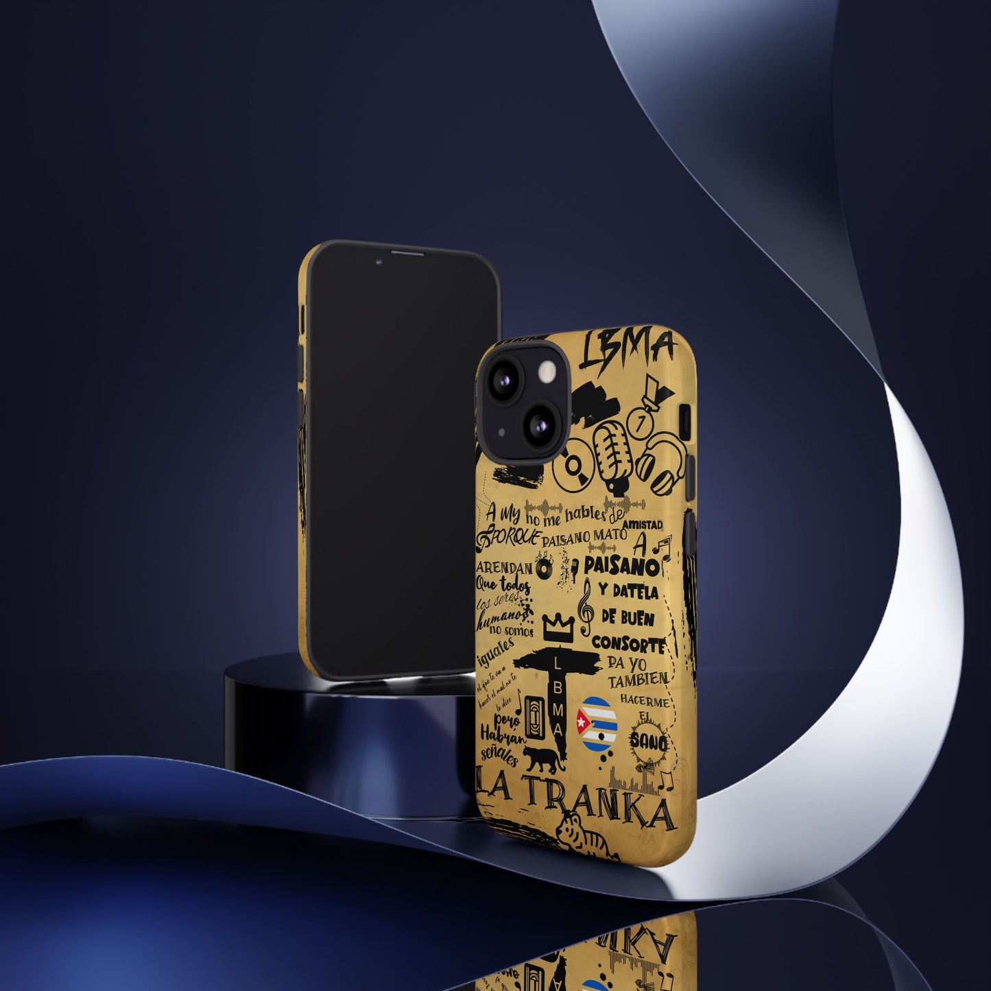 FUNDA PARA TELEFONO, LBMA, TAIGUER, LA TRANKA, ASERE, QUE BOLA,