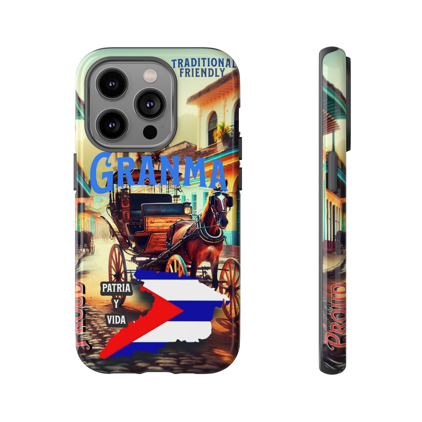 FUNDA DE TELEFONO, GRANMA, CUBA, PATRIA Y VIDA, IPHONE, SAMSUNG