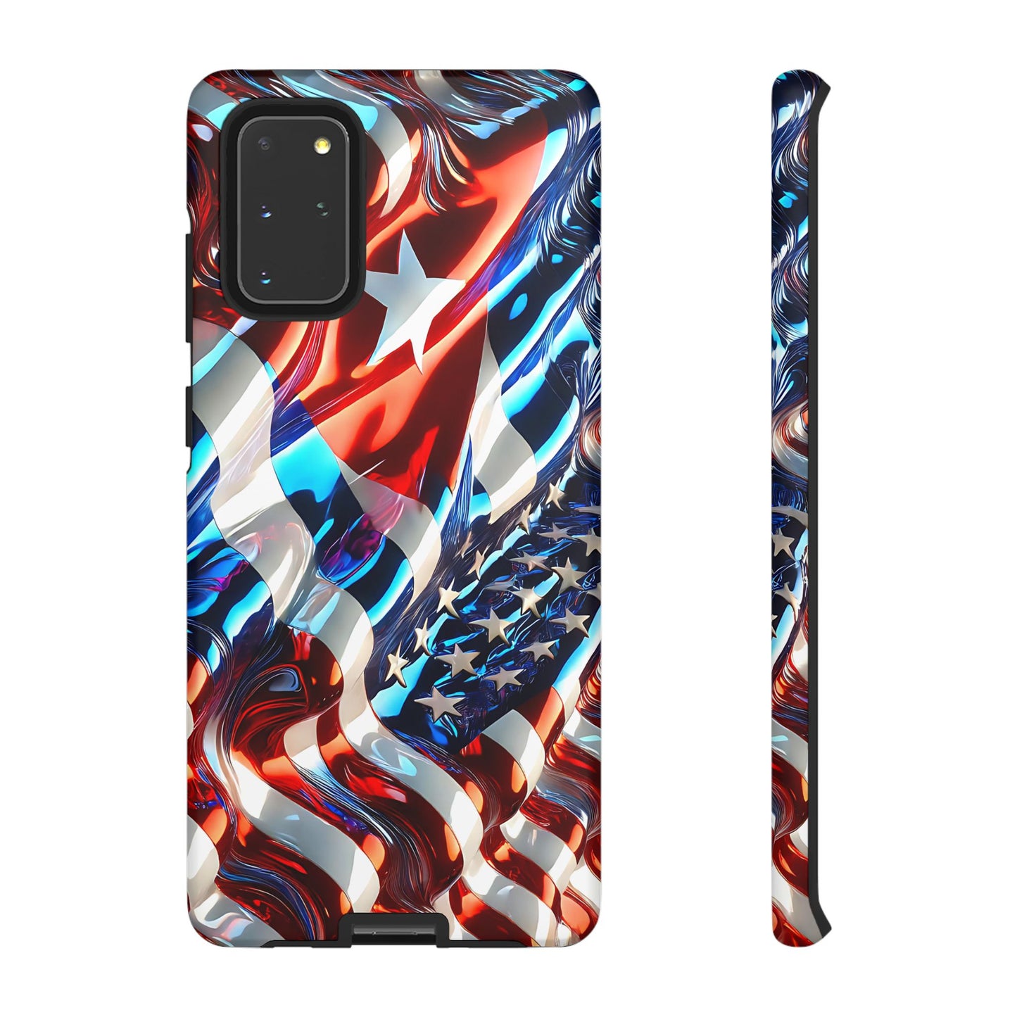 FUNDA PARA TELEFONO BANDERA DE CUBA Y ESTADOS UNIDOS, BRILLO CALIDADI, ASERE