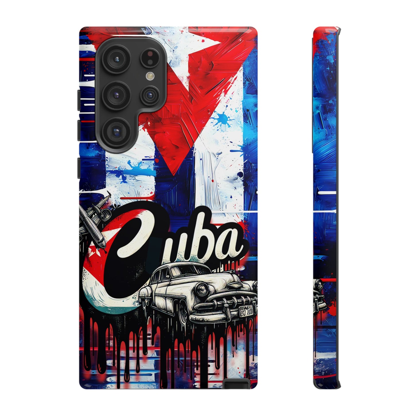 FUNDAS PARA TELEFONOS SAMSUNG, IPHONE, CON BANDERA DE CUBA, COLORES BRILLANTES, COLOTRES VIVOS TELEFONOS PARA CUBA