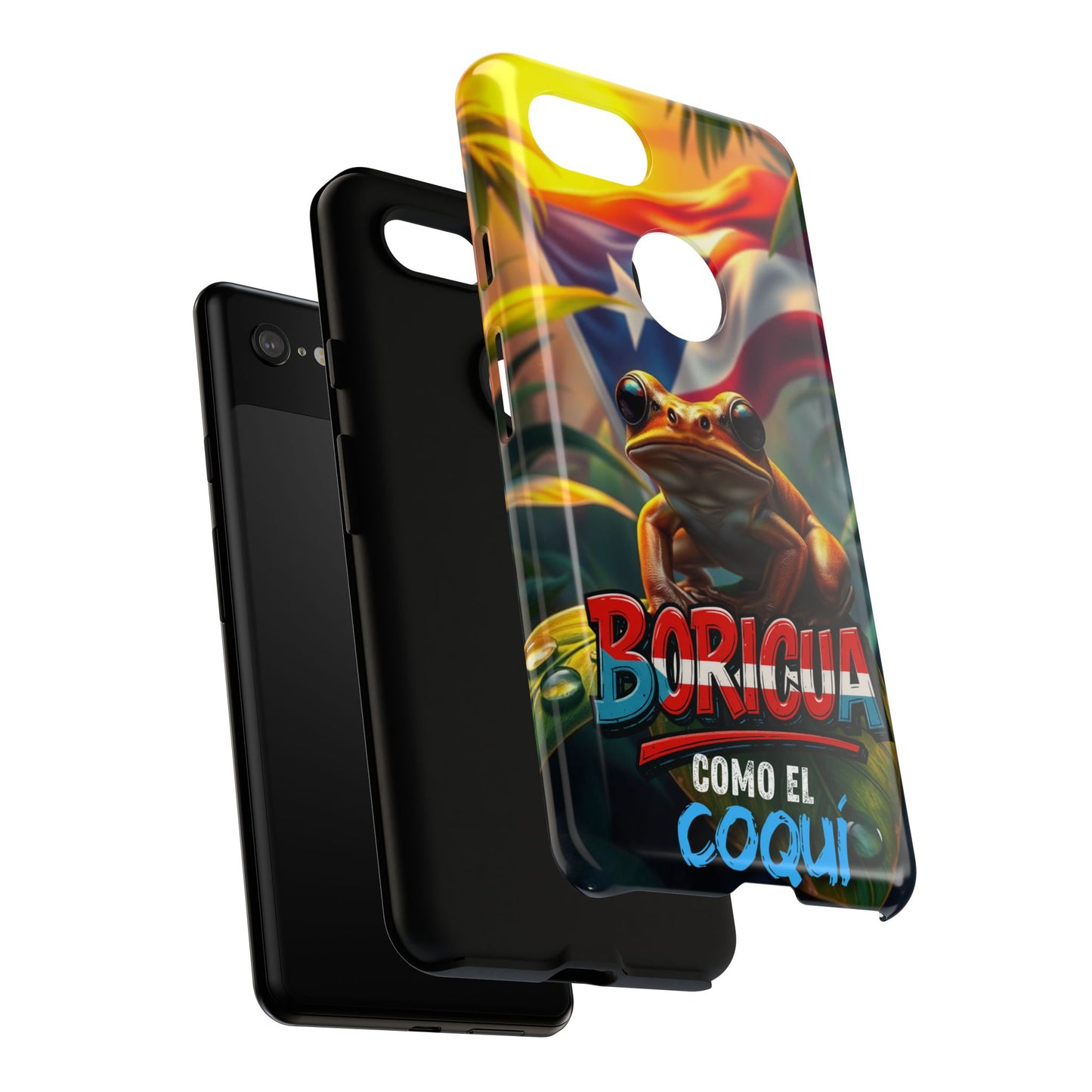 Boricua Coqui Phone Case | Tough Cases | Puerto Rican Pride, Unique Gift, Tropical Vibes, Phone Accessory, Celebration of Culture
