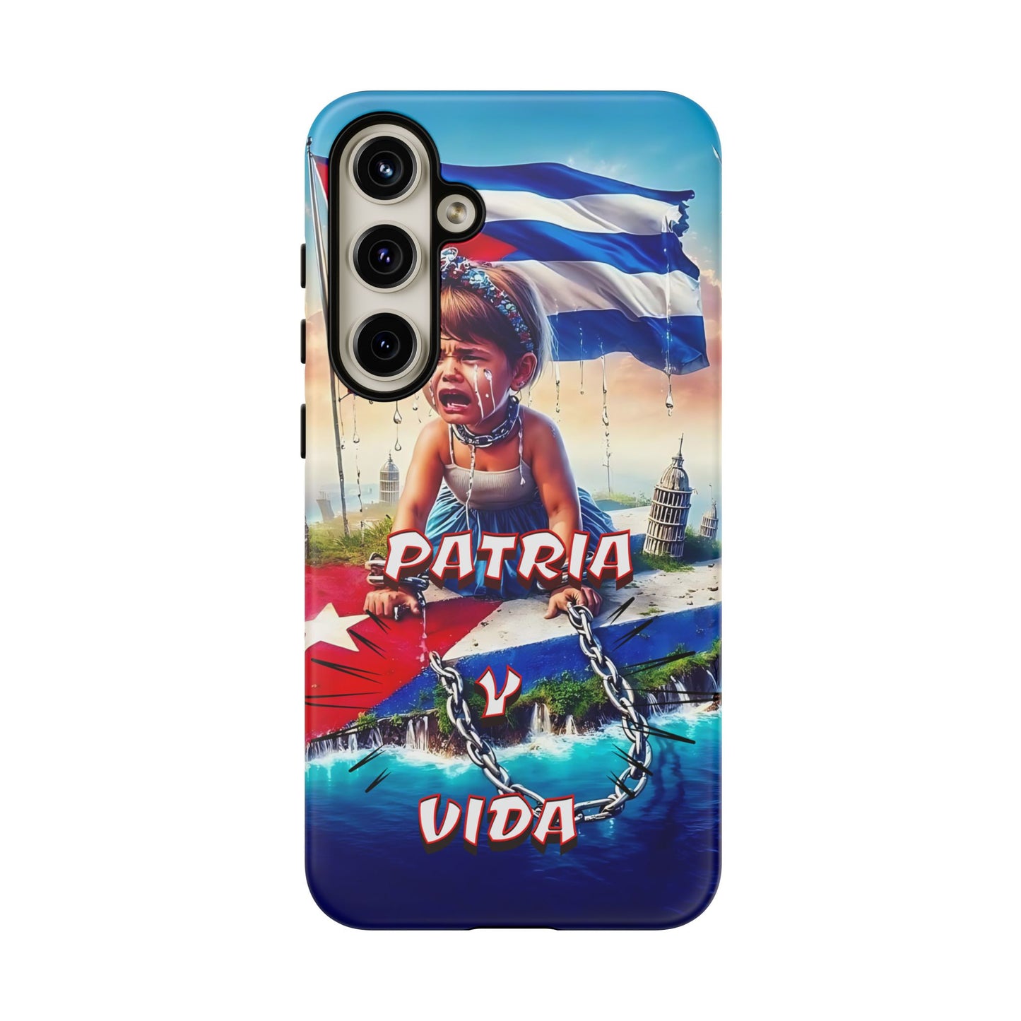 FUNDA DE TELEFONO, CUBA, PATRIA Y VIDA, IPHONE, SAMSUNG