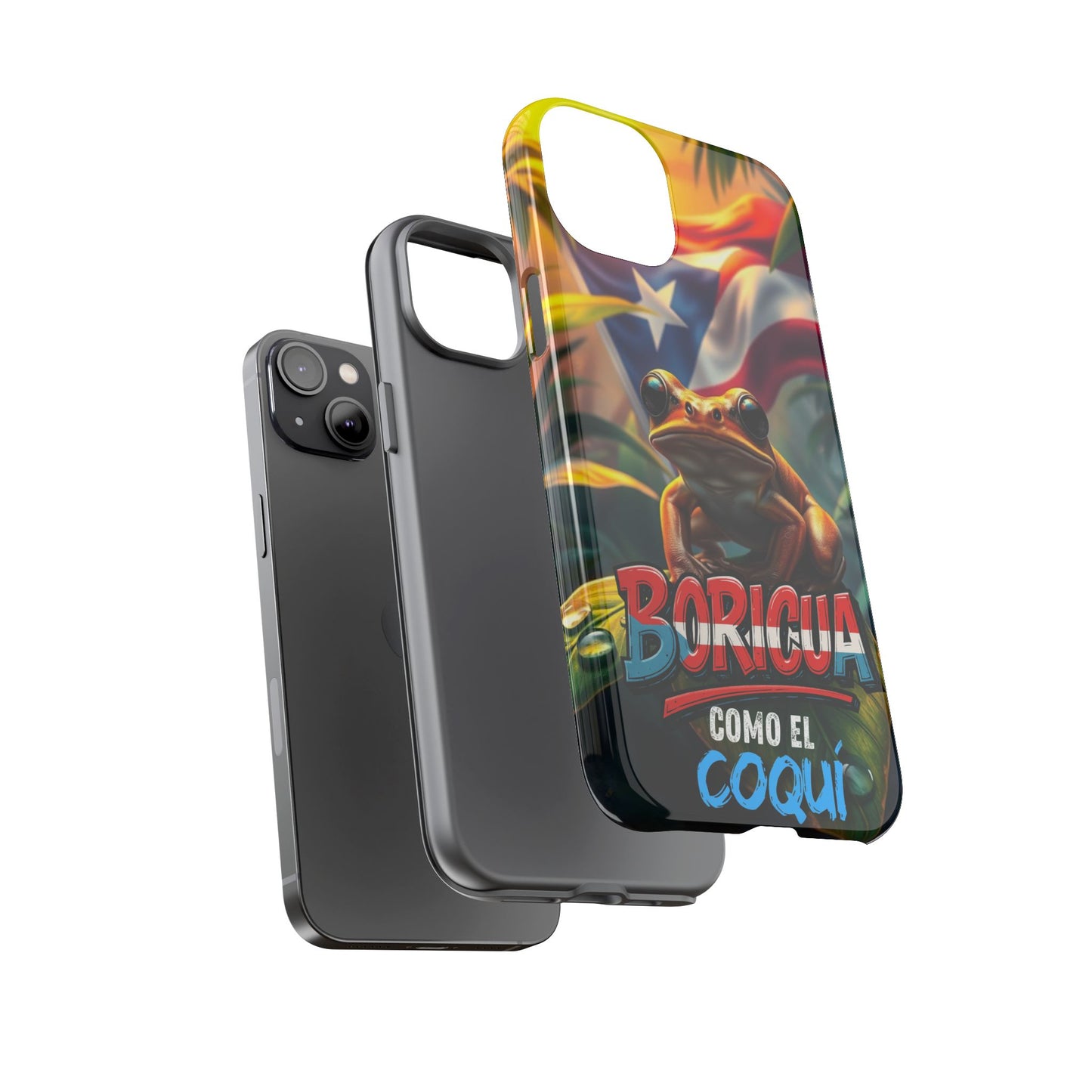 Boricua Coqui Phone Case | Tough Cases | Puerto Rican Pride, Unique Gift, Tropical Vibes, Phone Accessory, Celebration of Culture
