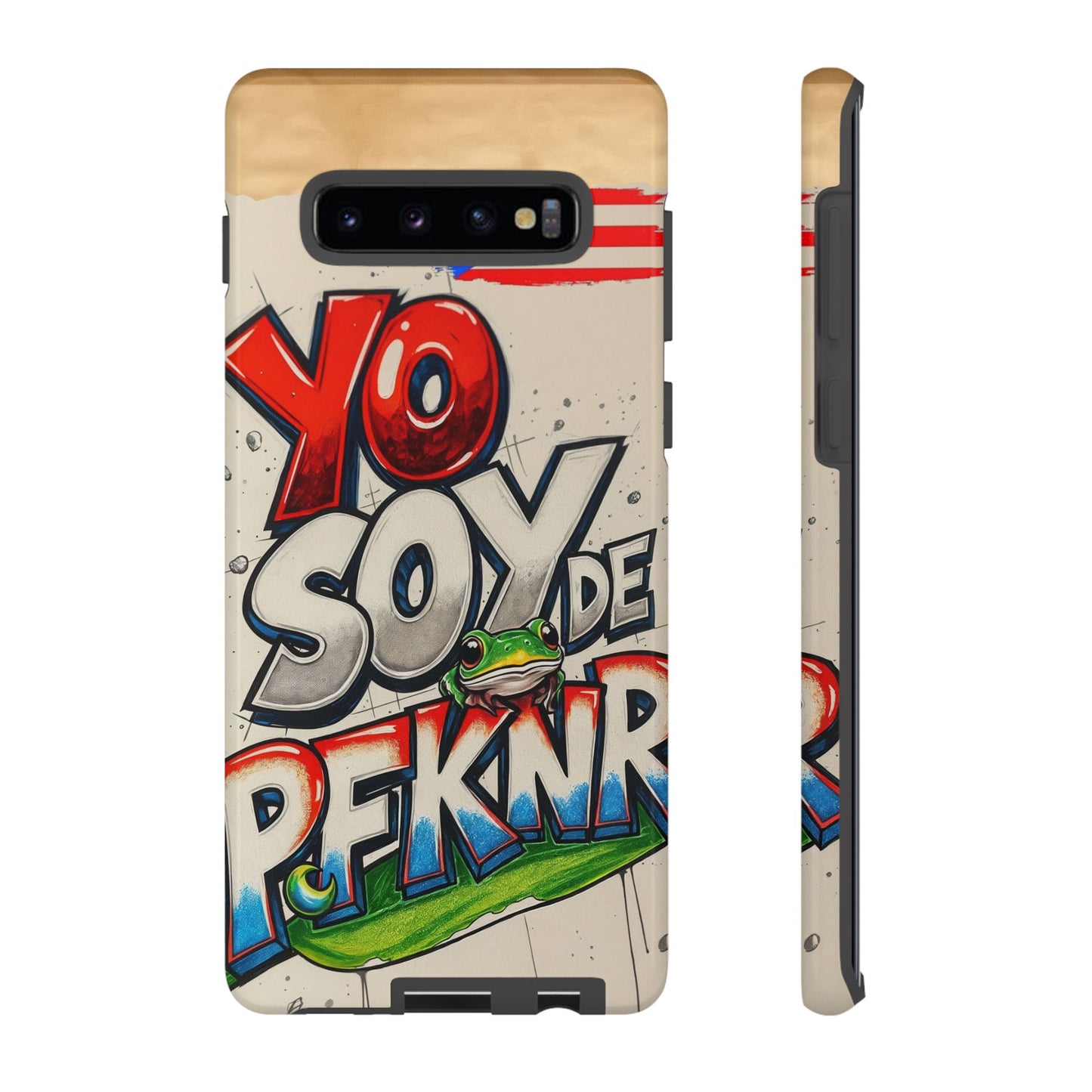 YO SOY DE PFKNR, Cases Phone Case for Unapologetic Style, Gift for Trendsetters, Urban Art Design, Fun Decor for Any Occasion, PUERTO RICO, COQUI