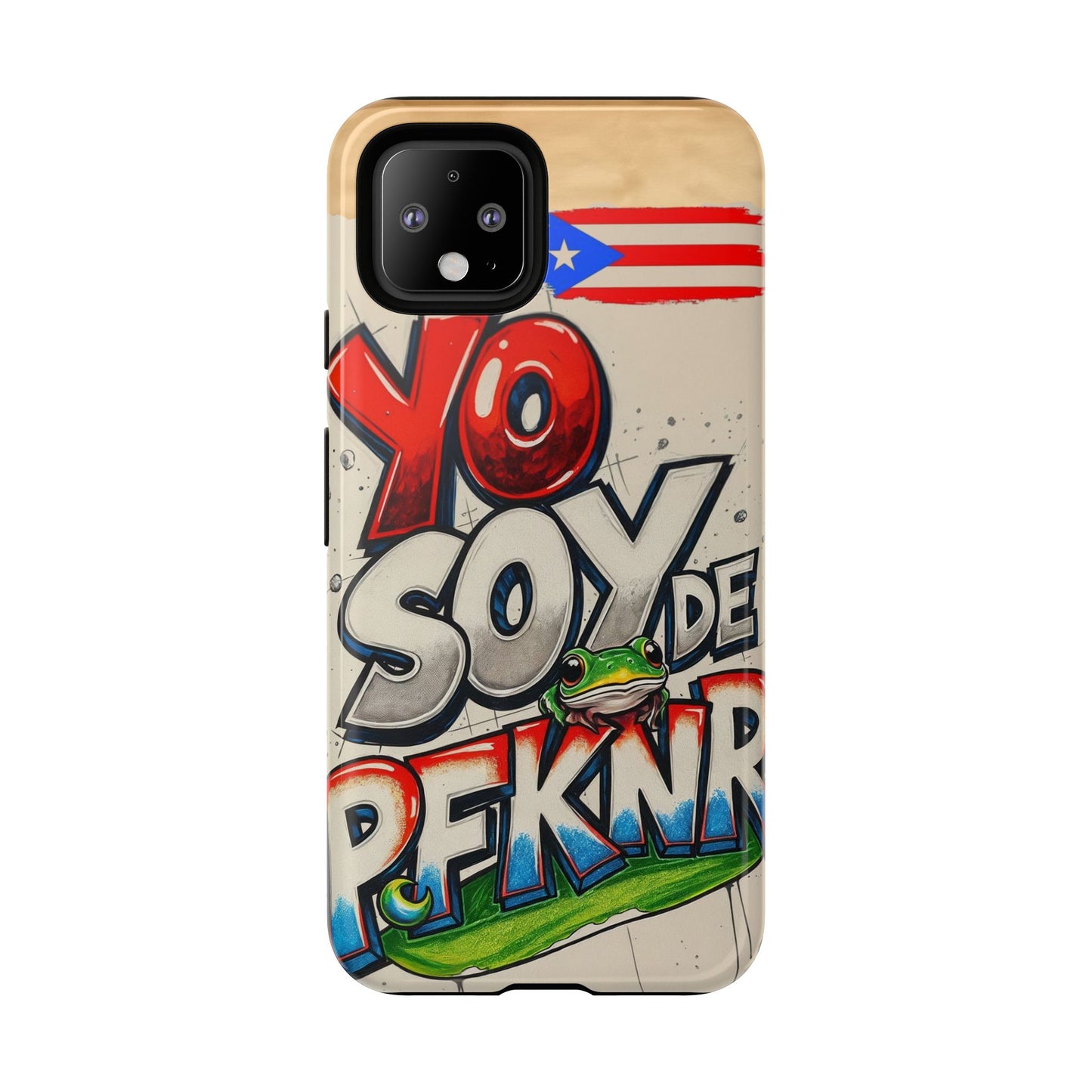 YO SOY DE PFKNR, Cases Phone Case for Unapologetic Style, Gift for Trendsetters, Urban Art Design, Fun Decor for Any Occasion, PUERTO RICO, COQUI