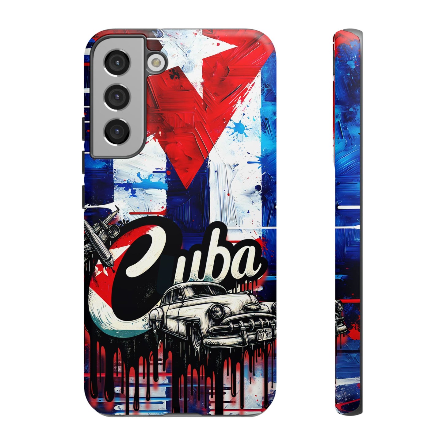 FUNDAS PARA TELEFONOS SAMSUNG, IPHONE, CON BANDERA DE CUBA, COLORES BRILLANTES, COLOTRES VIVOS TELEFONOS PARA CUBA