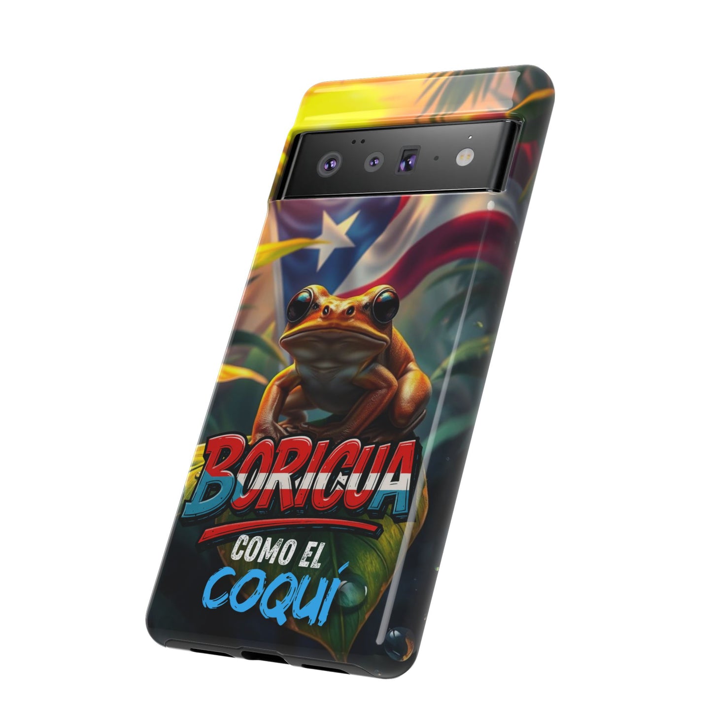 Boricua Coqui Phone Case | Tough Cases | Puerto Rican Pride, Unique Gift, Tropical Vibes, Phone Accessory, Celebration of Culture