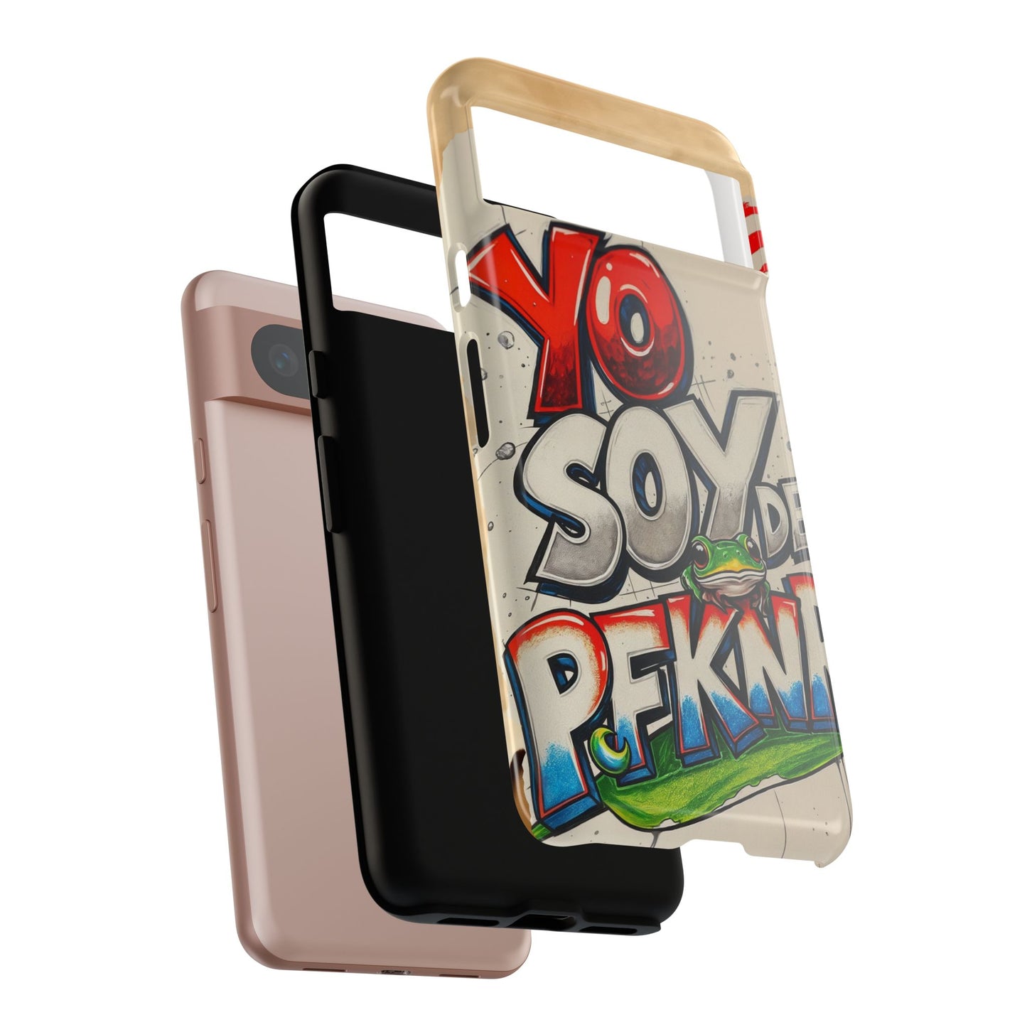 YO SOY DE PFKNR, Cases Phone Case for Unapologetic Style, Gift for Trendsetters, Urban Art Design, Fun Decor for Any Occasion, PUERTO RICO, COQUI