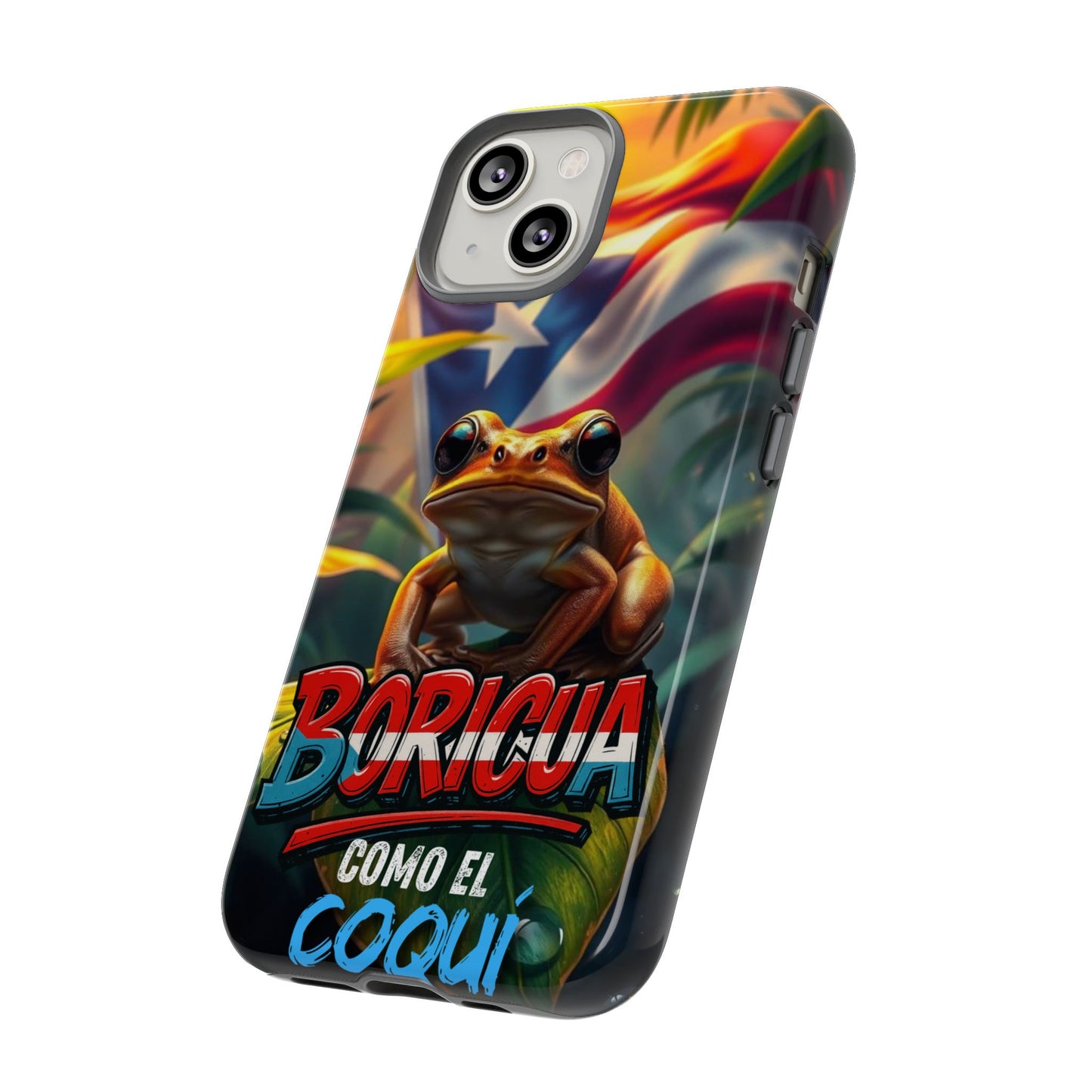 Boricua Coqui Phone Case | Tough Cases | Puerto Rican Pride, Unique Gift, Tropical Vibes, Phone Accessory, Celebration of Culture