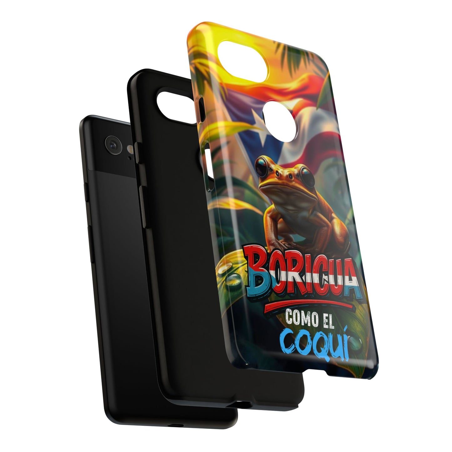 Boricua Coqui Phone Case | Tough Cases | Puerto Rican Pride, Unique Gift, Tropical Vibes, Phone Accessory, Celebration of Culture