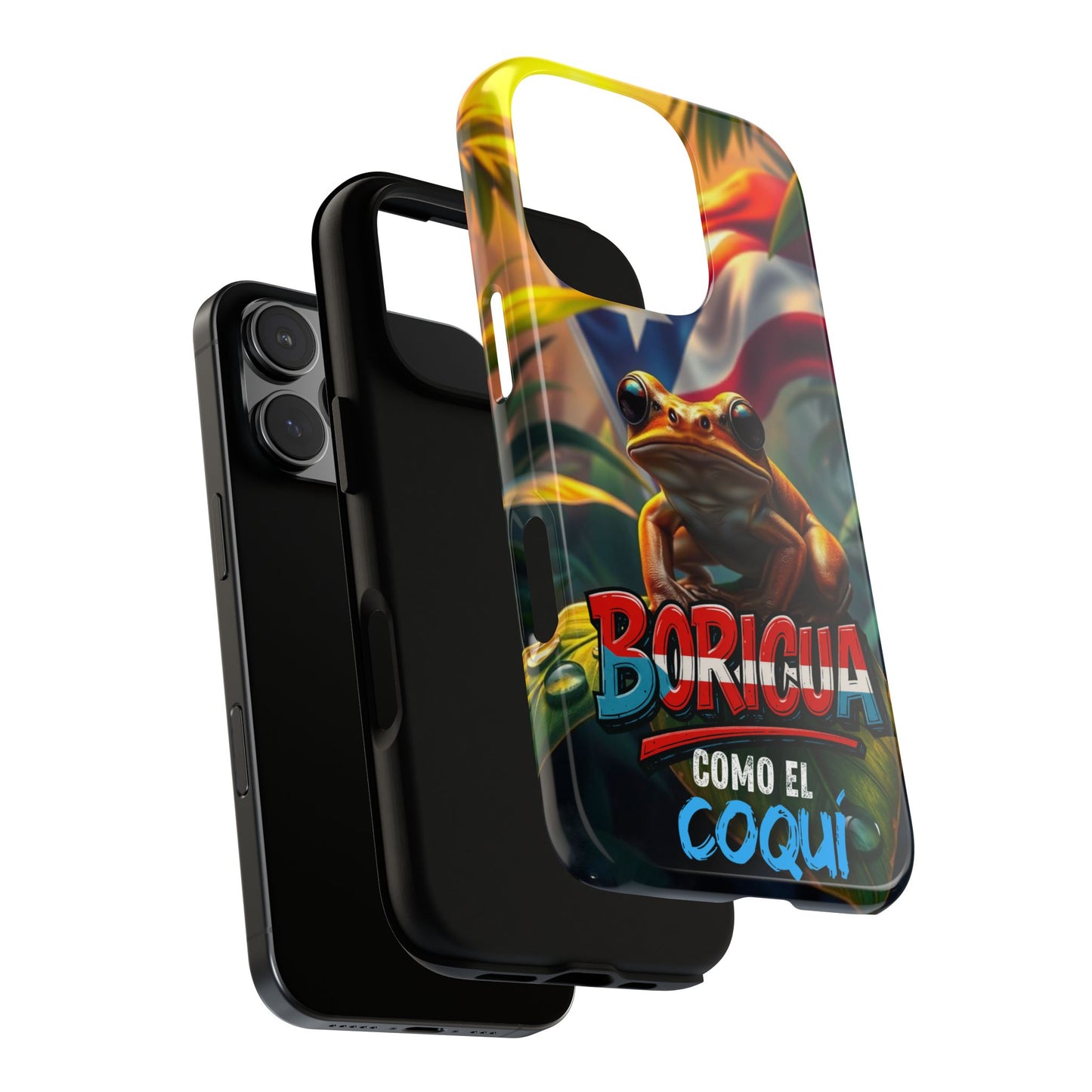 Boricua Coqui Phone Case | Tough Cases | Puerto Rican Pride, Unique Gift, Tropical Vibes, Phone Accessory, Celebration of Culture
