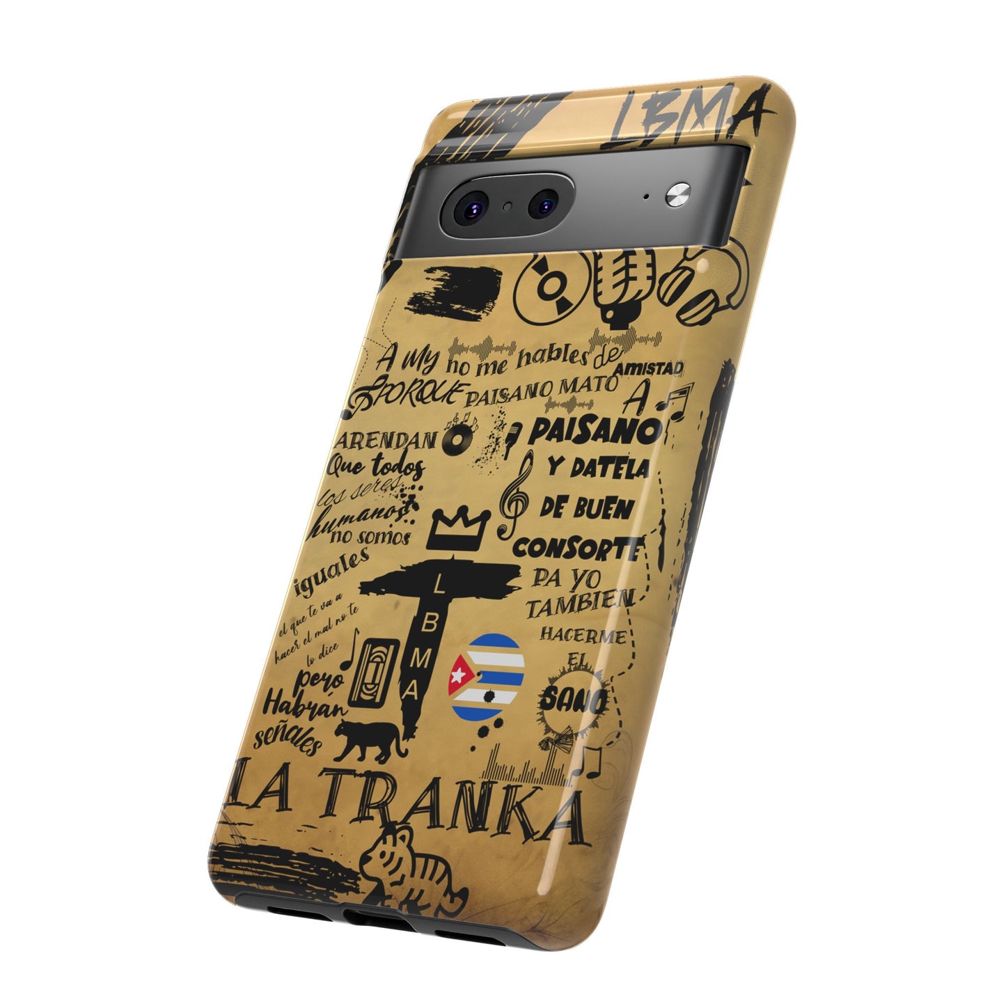 FUNDA PARA TELEFONO, LBMA, TAIGUER, LA TRANKA, ASERE, QUE BOLA,