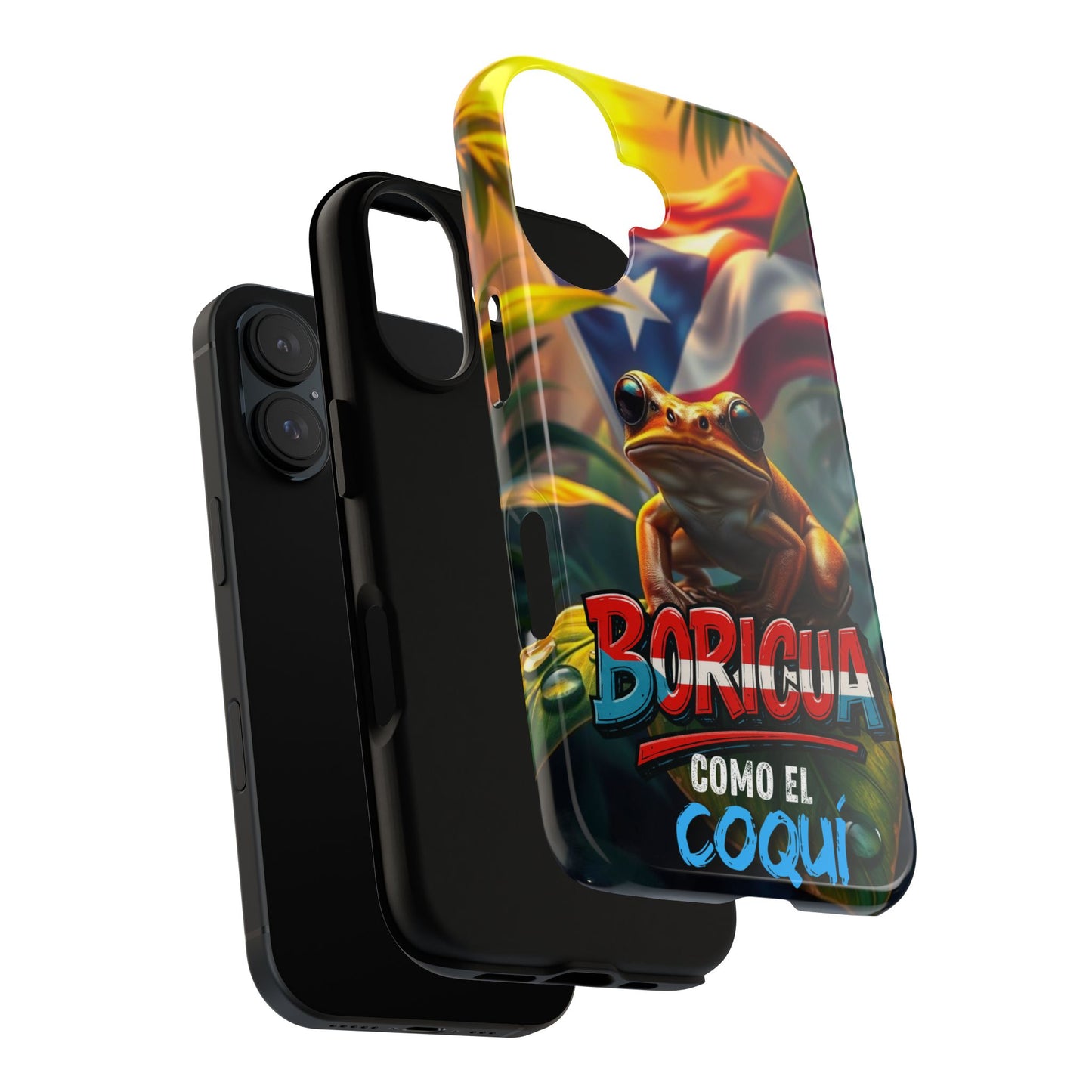 Boricua Coqui Phone Case | Tough Cases | Puerto Rican Pride, Unique Gift, Tropical Vibes, Phone Accessory, Celebration of Culture