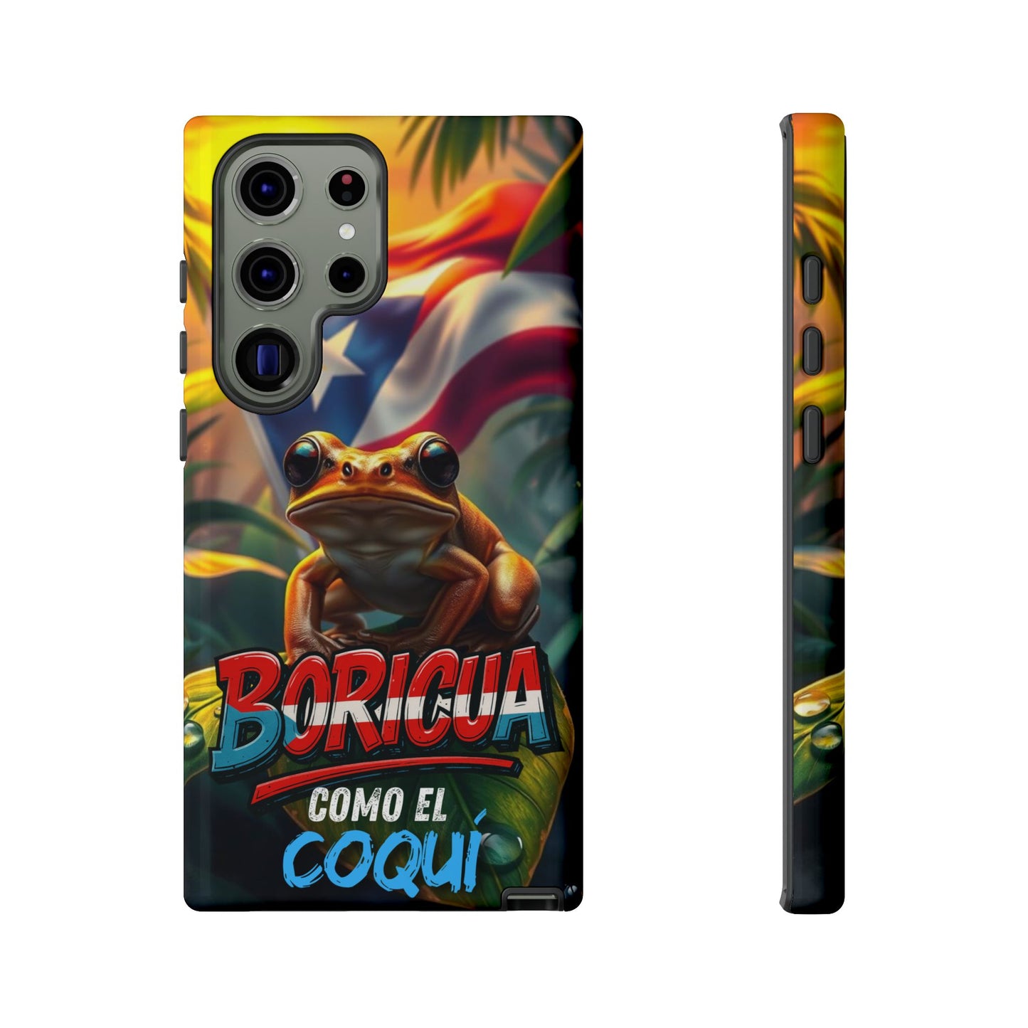 Boricua Coqui Phone Case | Tough Cases | Puerto Rican Pride, Unique Gift, Tropical Vibes, Phone Accessory, Celebration of Culture