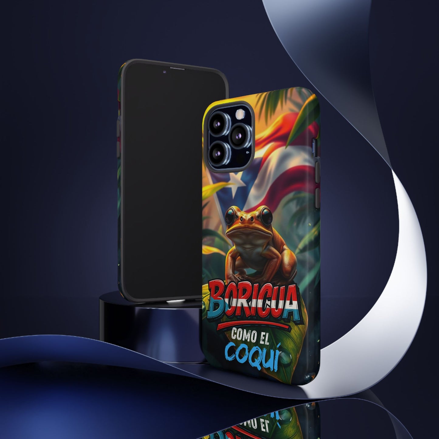 Boricua Coqui Phone Case | Tough Cases | Puerto Rican Pride, Unique Gift, Tropical Vibes, Phone Accessory, Celebration of Culture