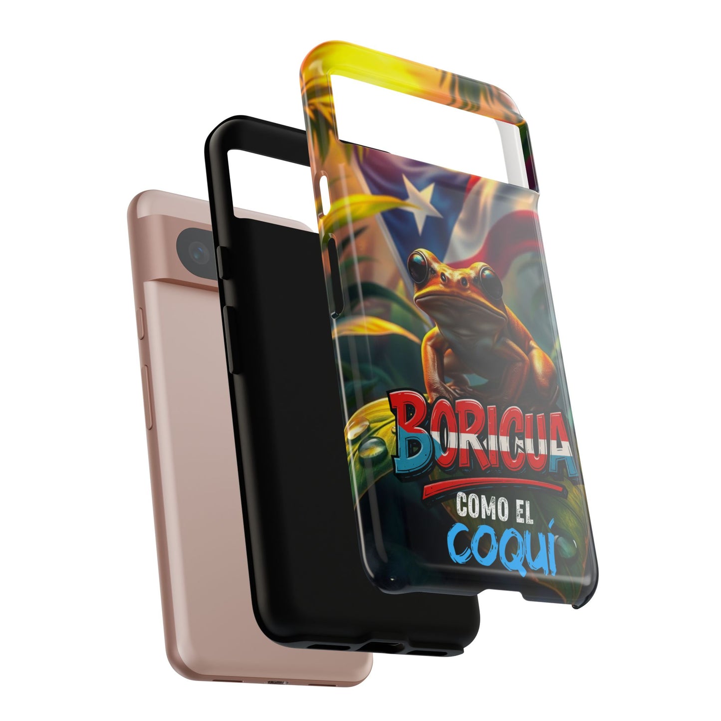 Boricua Coqui Phone Case | Tough Cases | Puerto Rican Pride, Unique Gift, Tropical Vibes, Phone Accessory, Celebration of Culture
