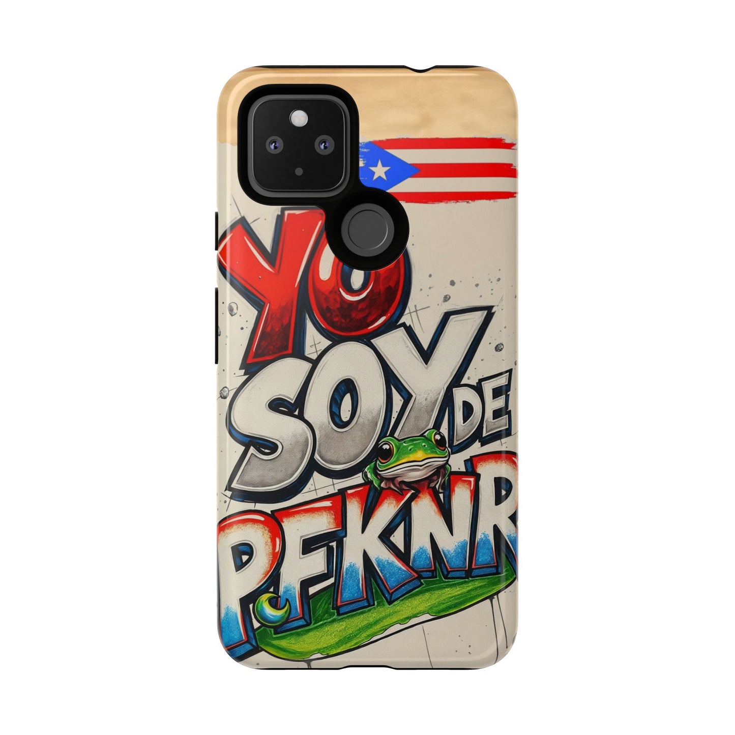 YO SOY DE PFKNR, Cases Phone Case for Unapologetic Style, Gift for Trendsetters, Urban Art Design, Fun Decor for Any Occasion, PUERTO RICO, COQUI