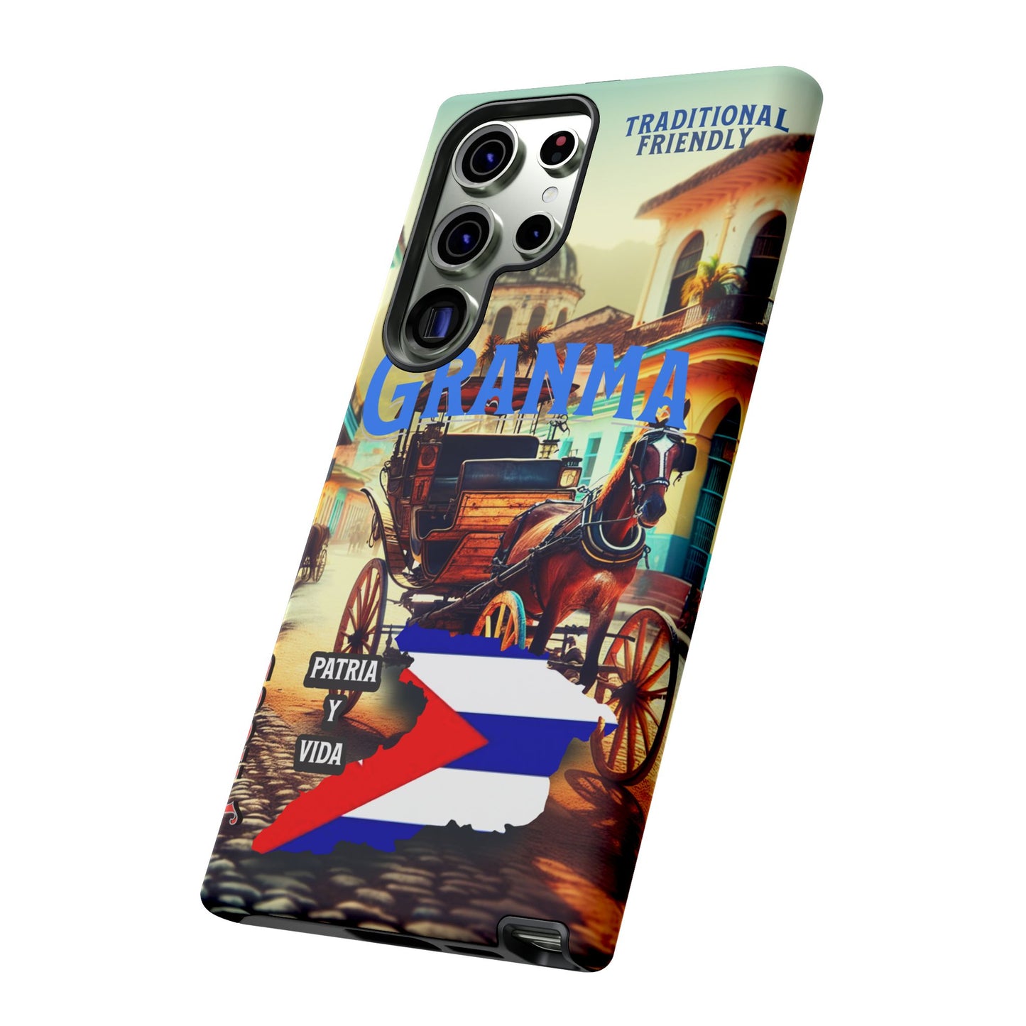 FUNDA DE TELEFONO, GRANMA, CUBA, PATRIA Y VIDA, IPHONE, SAMSUNG