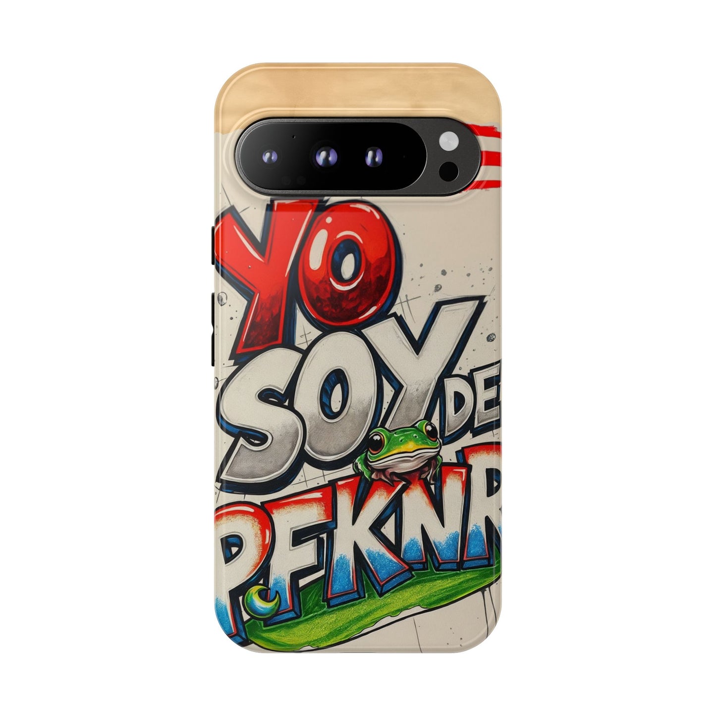 YO SOY DE PFKNR, Cases Phone Case for Unapologetic Style, Gift for Trendsetters, Urban Art Design, Fun Decor for Any Occasion, PUERTO RICO, COQUI
