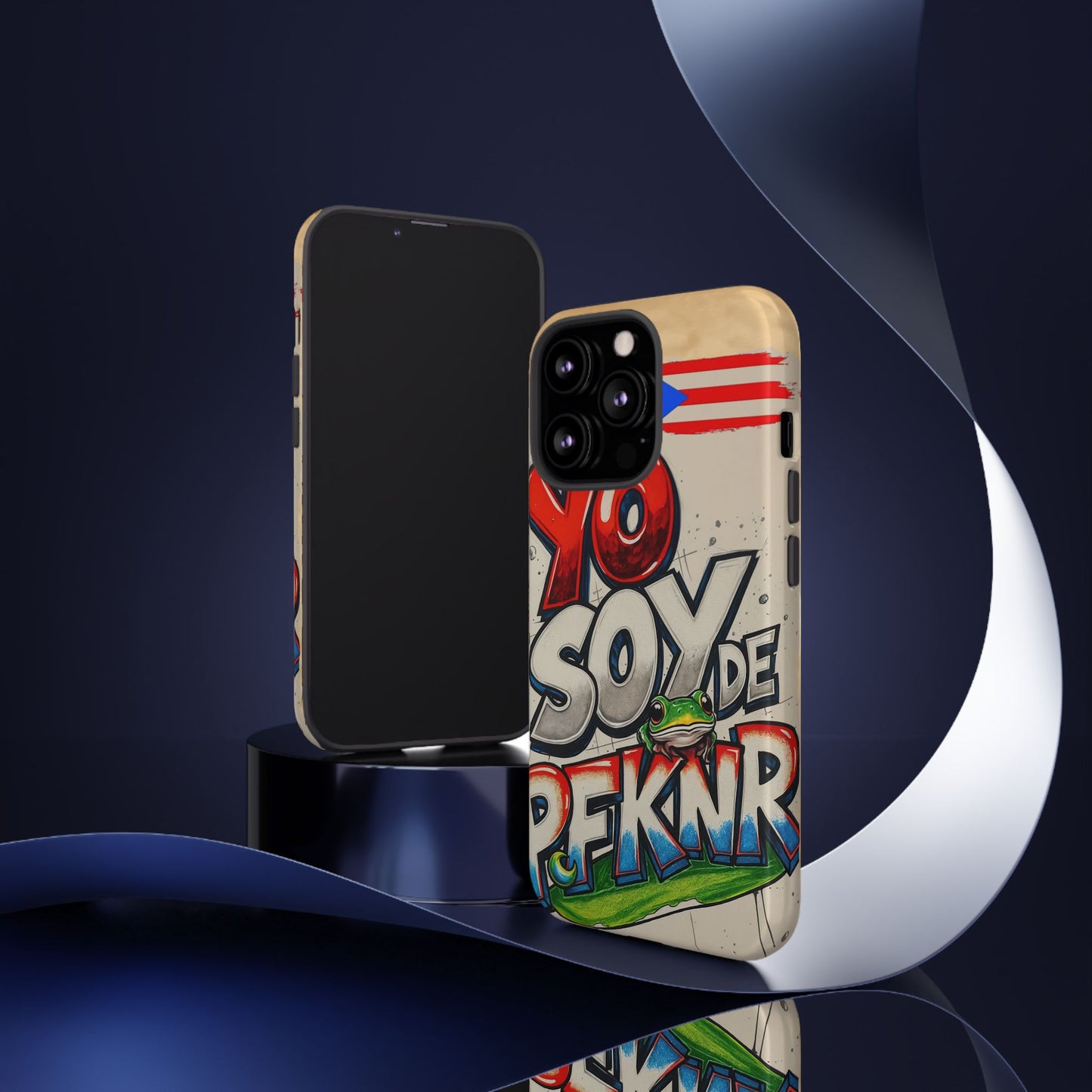 YO SOY DE PFKNR, Cases Phone Case for Unapologetic Style, Gift for Trendsetters, Urban Art Design, Fun Decor for Any Occasion, PUERTO RICO, COQUI