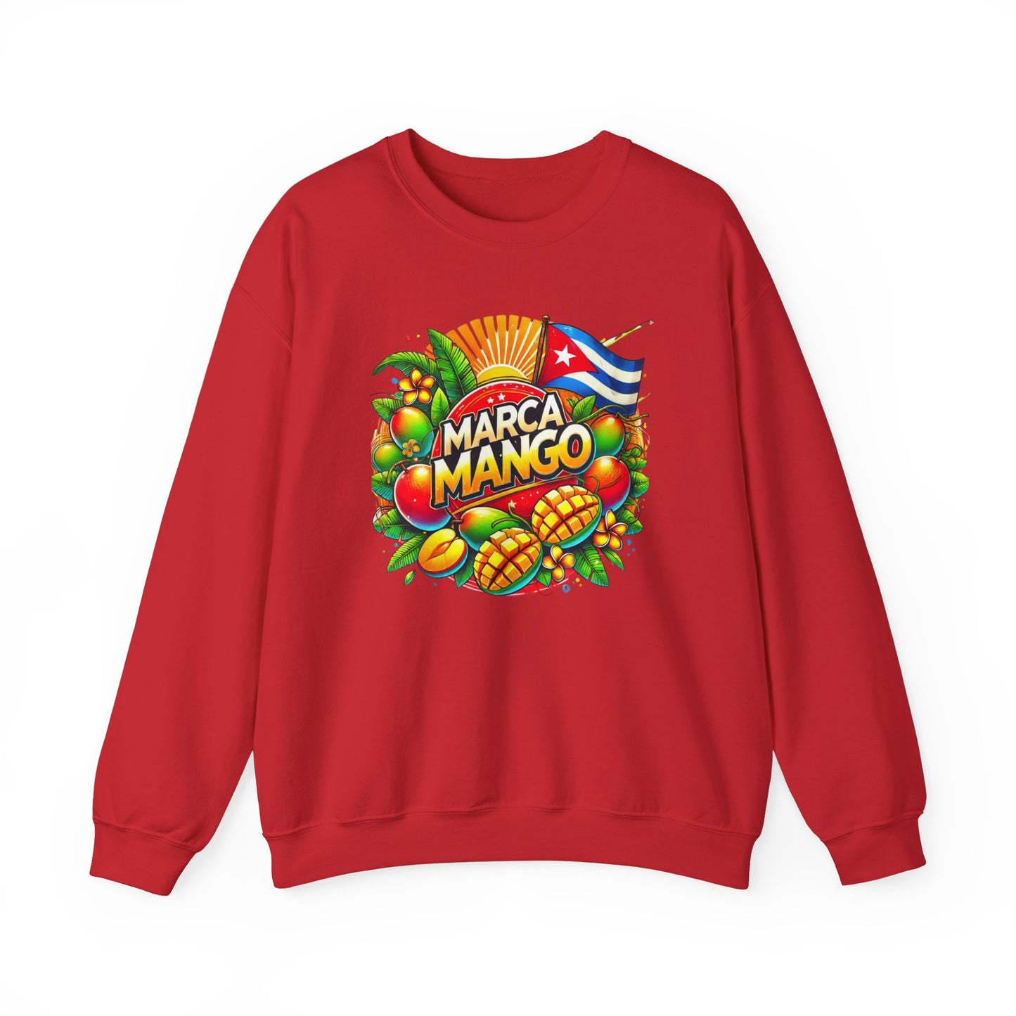 MARCA MANGO, CUBAN, CULTURA,Unisex Heavy Blend™ Crewneck Sweatshirt, ASERE, PARA CUBANOS, REGALOS PARA CUBANOS, AMIGOS CUBANOS, MEJORES AMIGOS CUBANOS, REGALOS