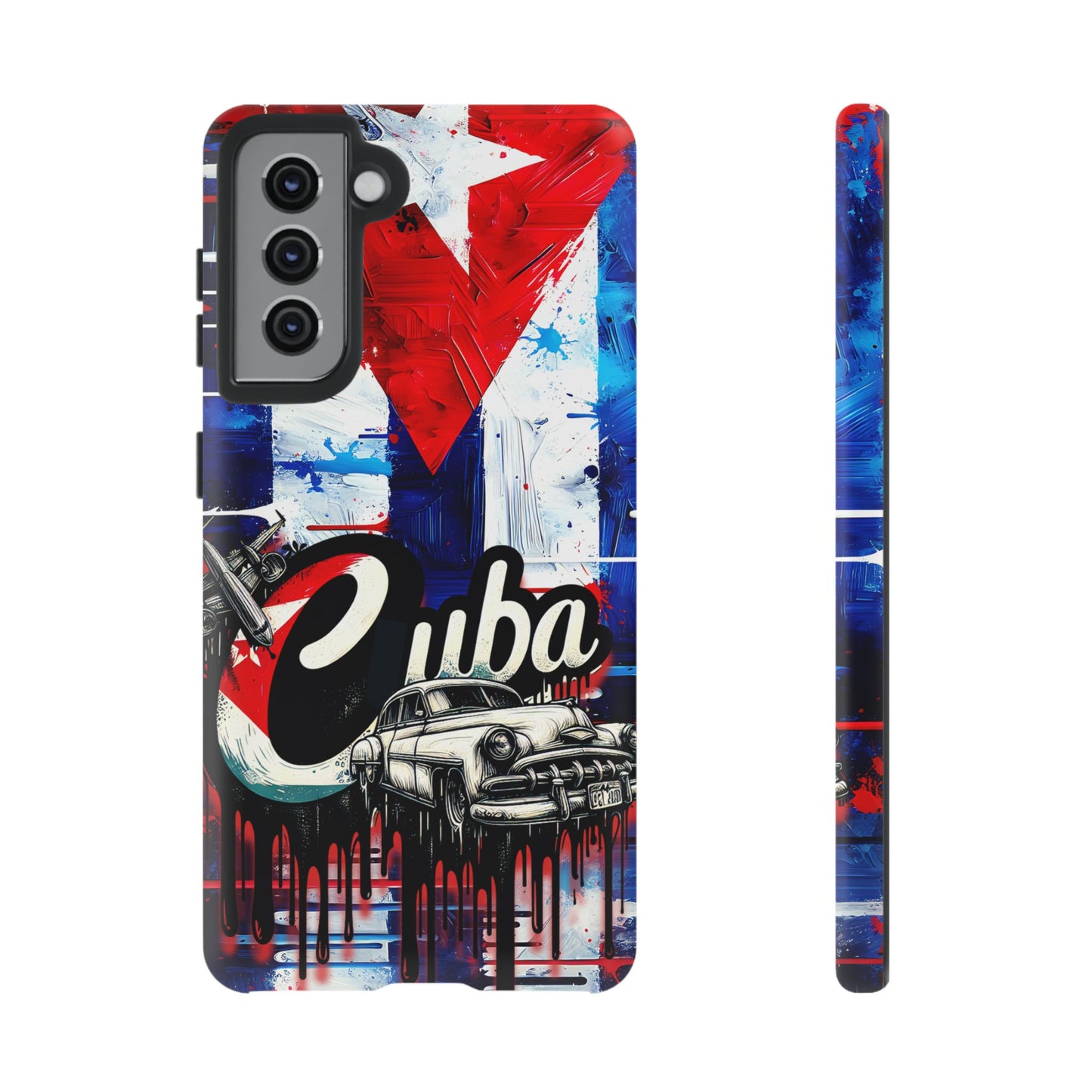 FUNDAS PARA TELEFONOS SAMSUNG, IPHONE, CON BANDERA DE CUBA, COLORES BRILLANTES, COLOTRES VIVOS TELEFONOS PARA CUBA