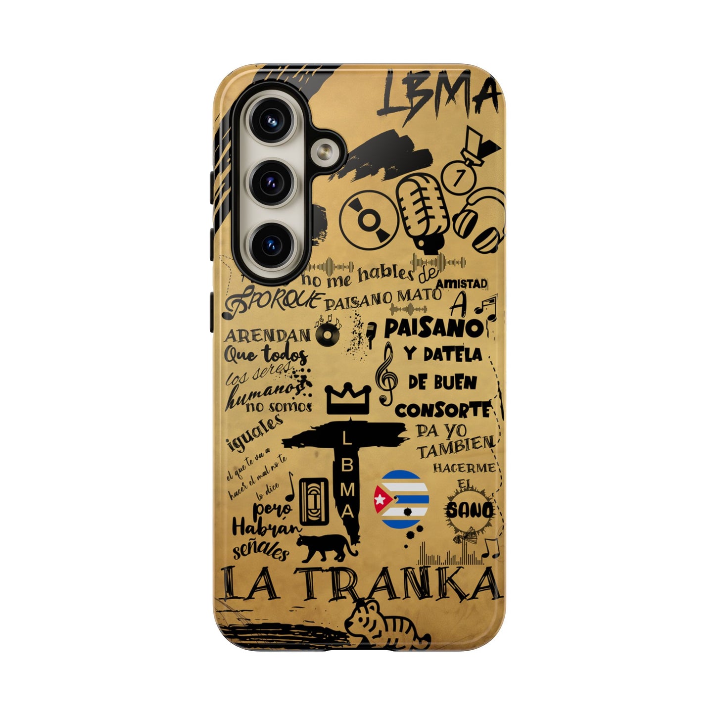 FUNDA PARA TELEFONO, LBMA, TAIGUER, LA TRANKA, ASERE, QUE BOLA,