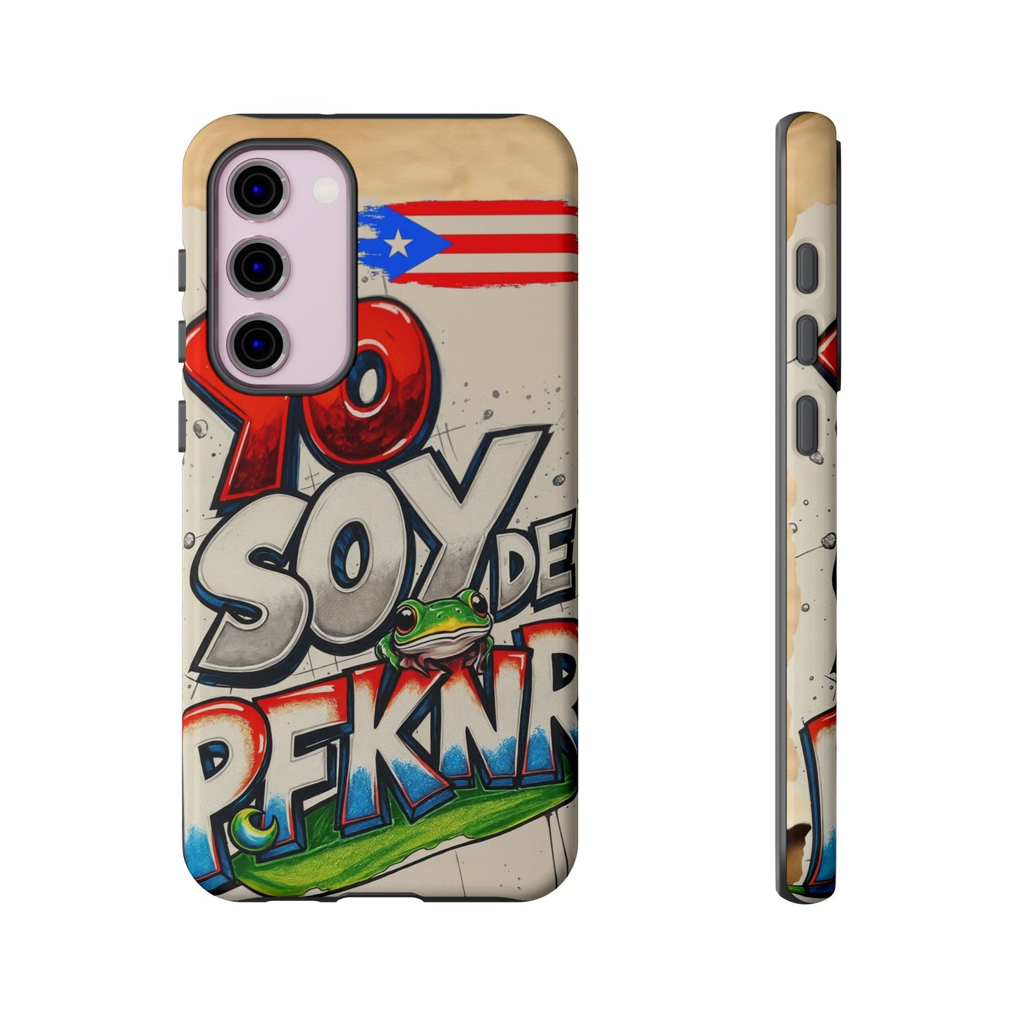 YO SOY DE PFKNR, Cases Phone Case for Unapologetic Style, Gift for Trendsetters, Urban Art Design, Fun Decor for Any Occasion, PUERTO RICO, COQUI