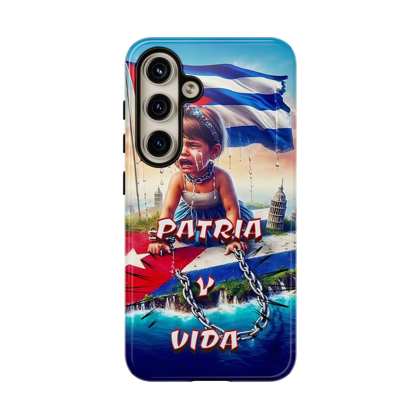 FUNDA DE TELEFONO, CUBA, PATRIA Y VIDA, IPHONE, SAMSUNG