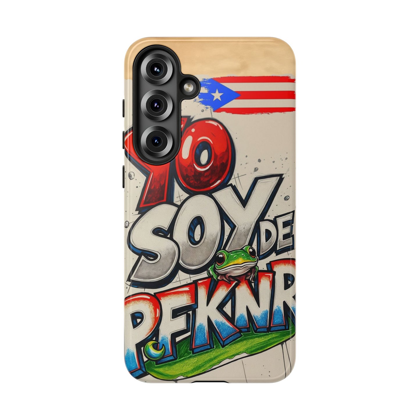 YO SOY DE PFKNR, Cases Phone Case for Unapologetic Style, Gift for Trendsetters, Urban Art Design, Fun Decor for Any Occasion, PUERTO RICO, COQUI
