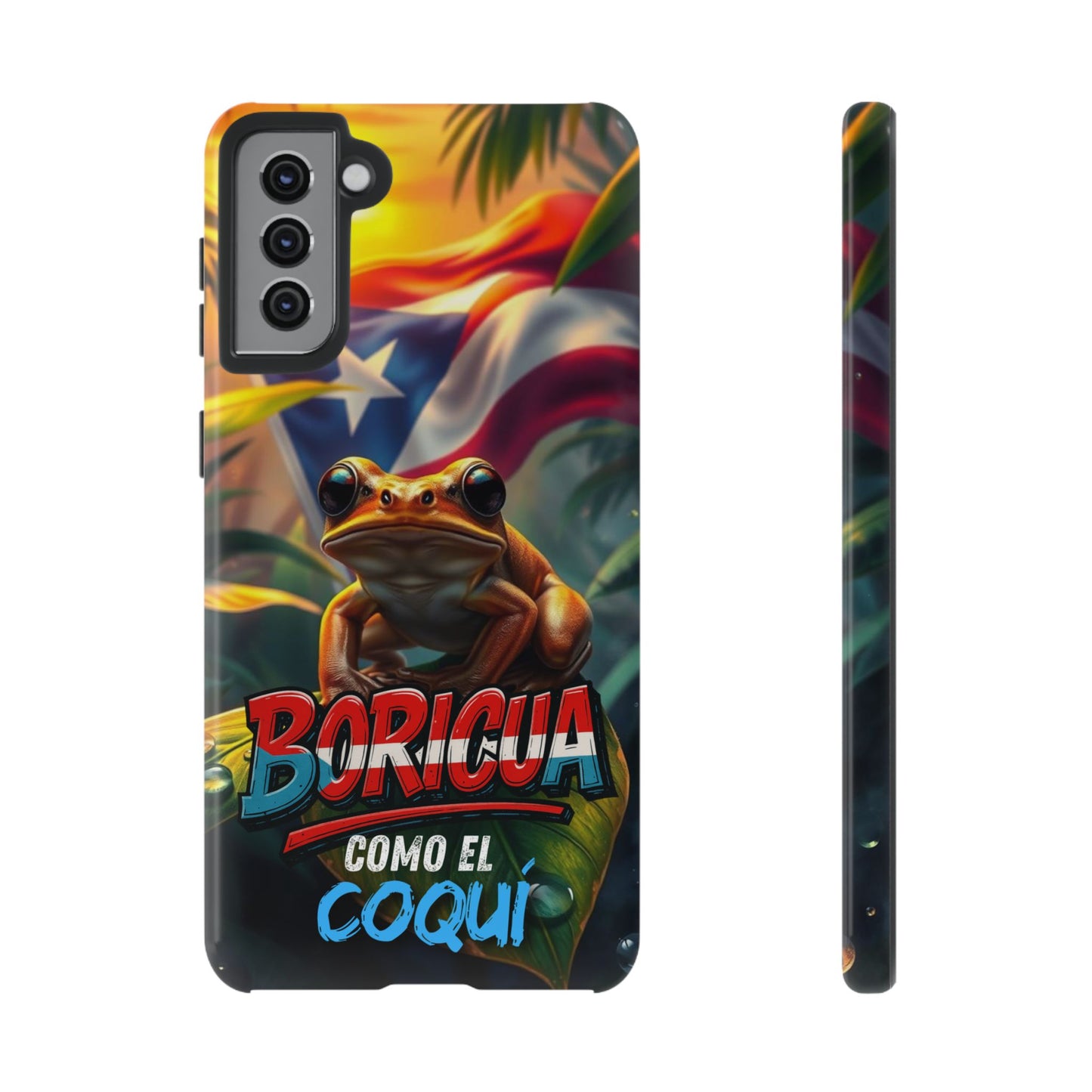 Boricua Coqui Phone Case | Tough Cases | Puerto Rican Pride, Unique Gift, Tropical Vibes, Phone Accessory, Celebration of Culture