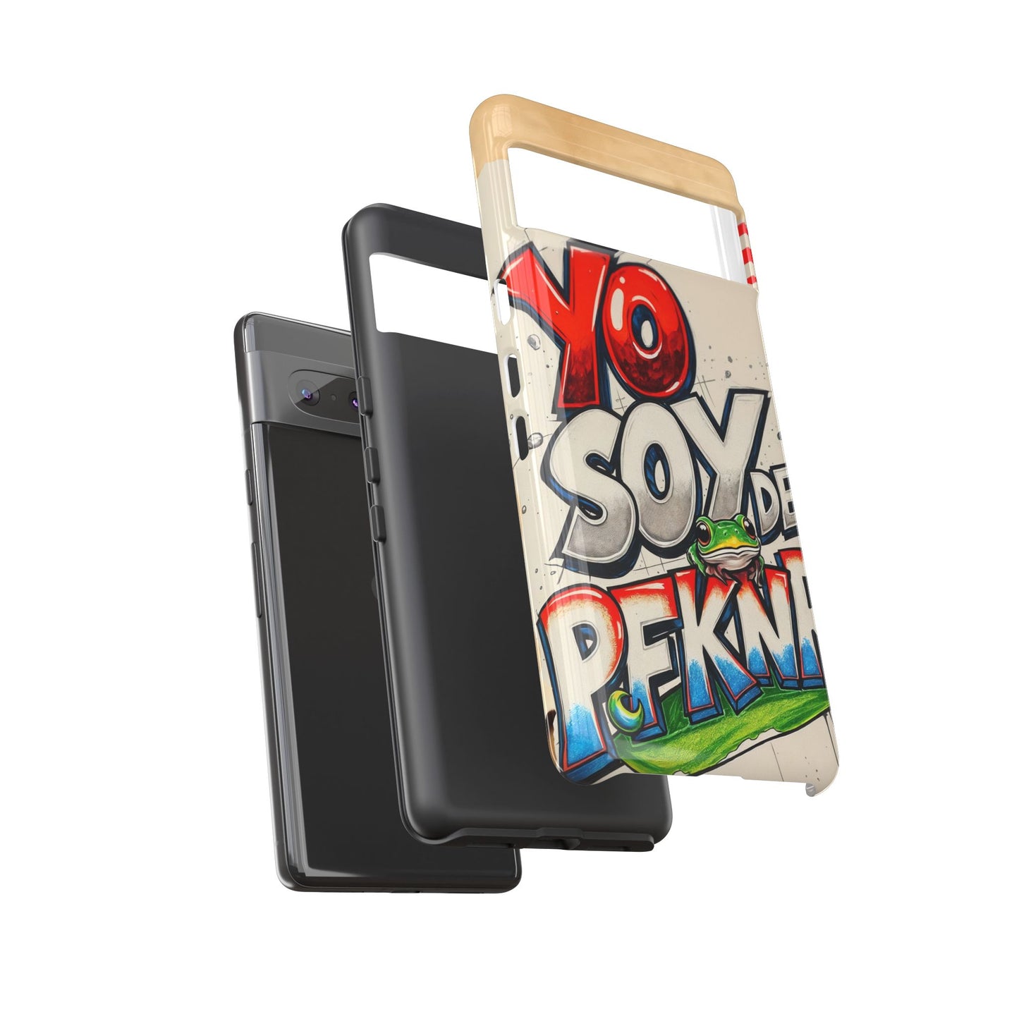YO SOY DE PFKNR, Cases Phone Case for Unapologetic Style, Gift for Trendsetters, Urban Art Design, Fun Decor for Any Occasion, PUERTO RICO, COQUI