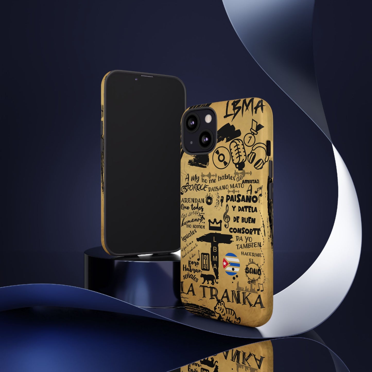 FUNDA PARA TELEFONO, LBMA, TAIGUER, LA TRANKA, ASERE, QUE BOLA,