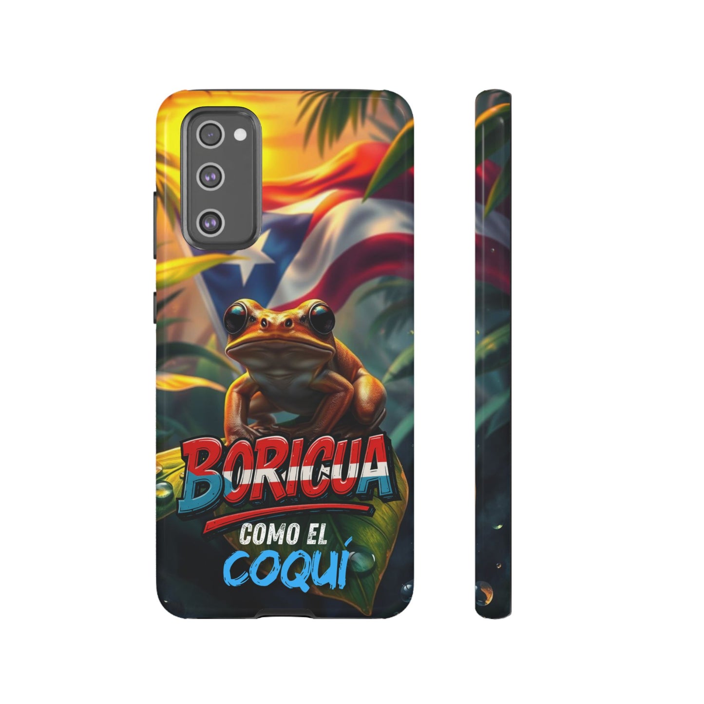 Boricua Coqui Phone Case | Tough Cases | Puerto Rican Pride, Unique Gift, Tropical Vibes, Phone Accessory, Celebration of Culture