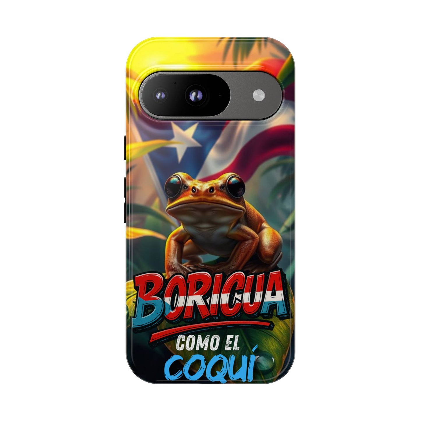 Boricua Coqui Phone Case | Tough Cases | Puerto Rican Pride, Unique Gift, Tropical Vibes, Phone Accessory, Celebration of Culture