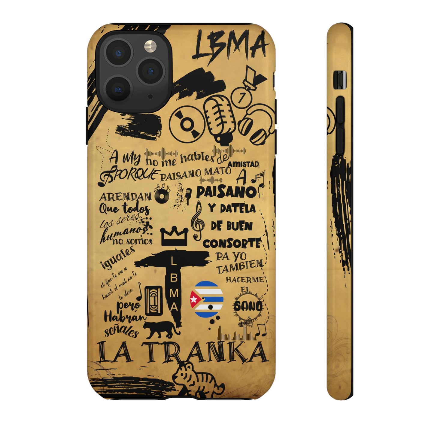 FUNDA PARA TELEFONO, LBMA, TAIGUER, LA TRANKA, ASERE, QUE BOLA,