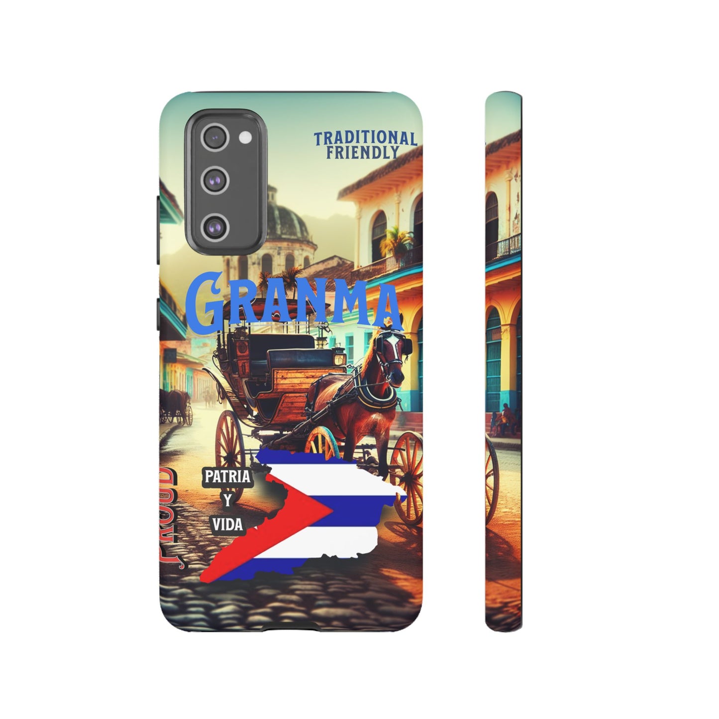 FUNDA DE TELEFONO, GRANMA, CUBA, PATRIA Y VIDA, IPHONE, SAMSUNG