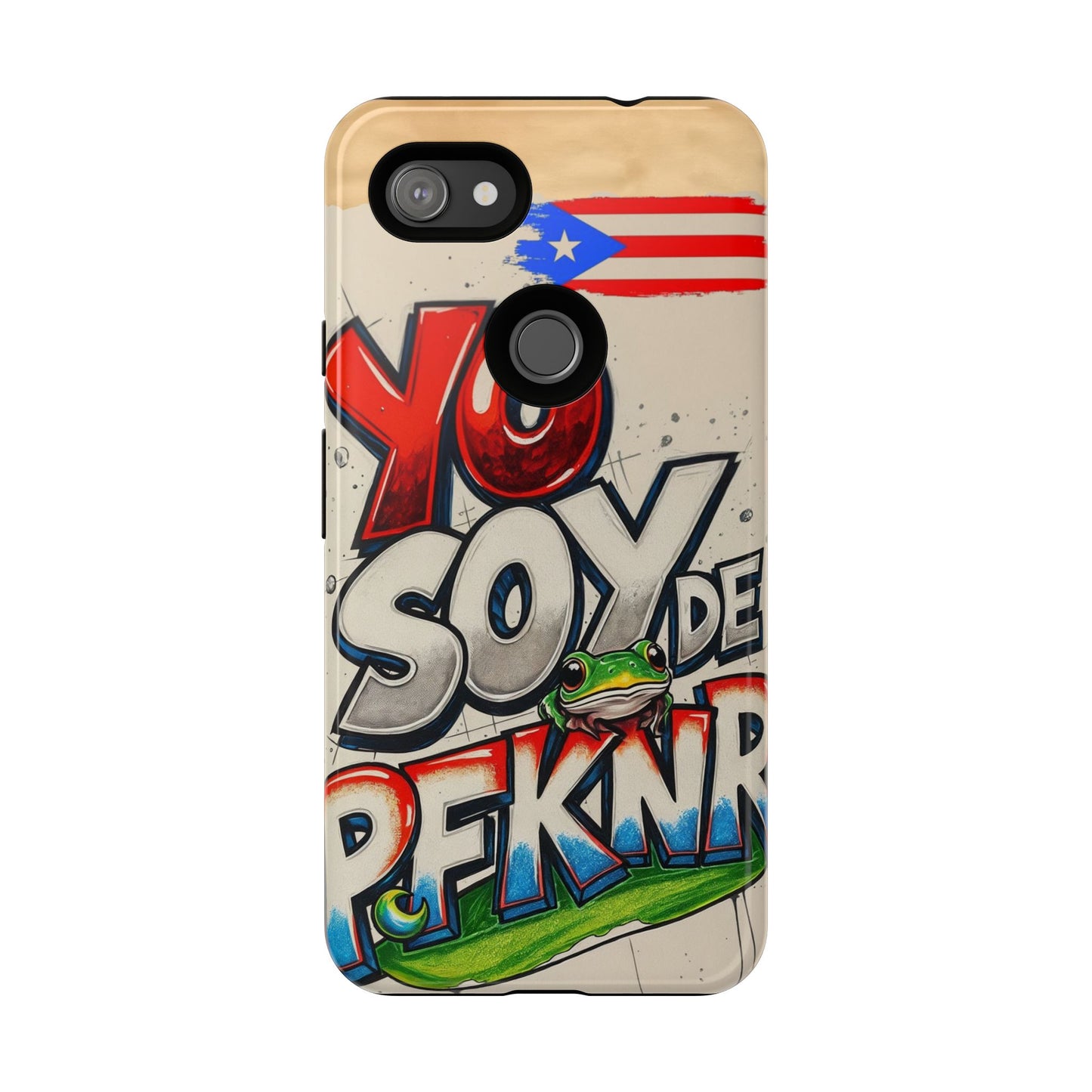 YO SOY DE PFKNR, Cases Phone Case for Unapologetic Style, Gift for Trendsetters, Urban Art Design, Fun Decor for Any Occasion, PUERTO RICO, COQUI