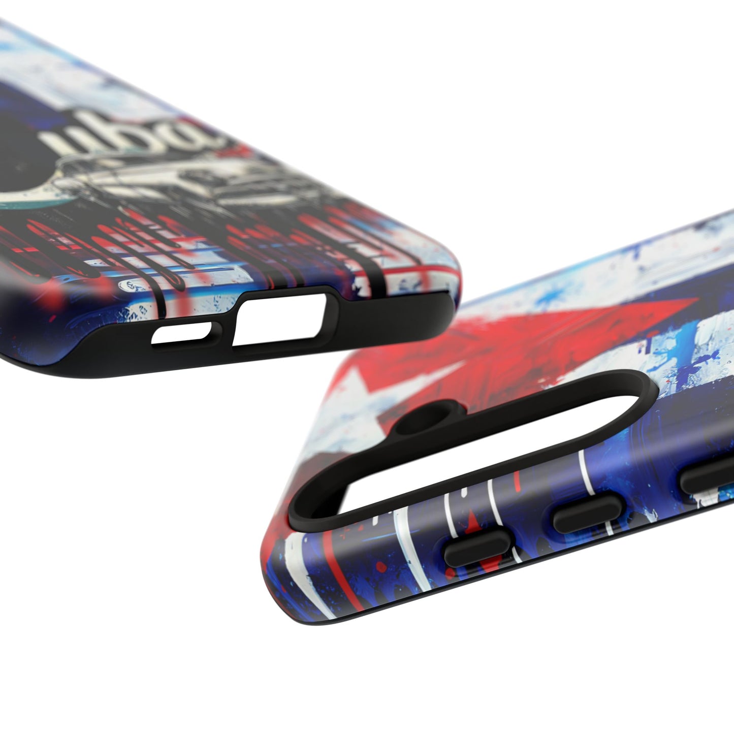 FUNDAS PARA TELEFONOS SAMSUNG, IPHONE, CON BANDERA DE CUBA, COLORES BRILLANTES, COLOTRES VIVOS TELEFONOS PARA CUBA