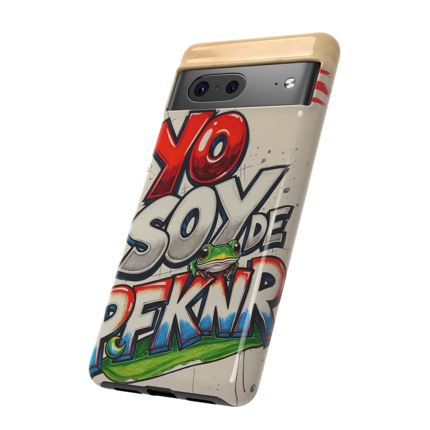 YO SOY DE PFKNR, Cases Phone Case for Unapologetic Style, Gift for Trendsetters, Urban Art Design, Fun Decor for Any Occasion, PUERTO RICO, COQUI